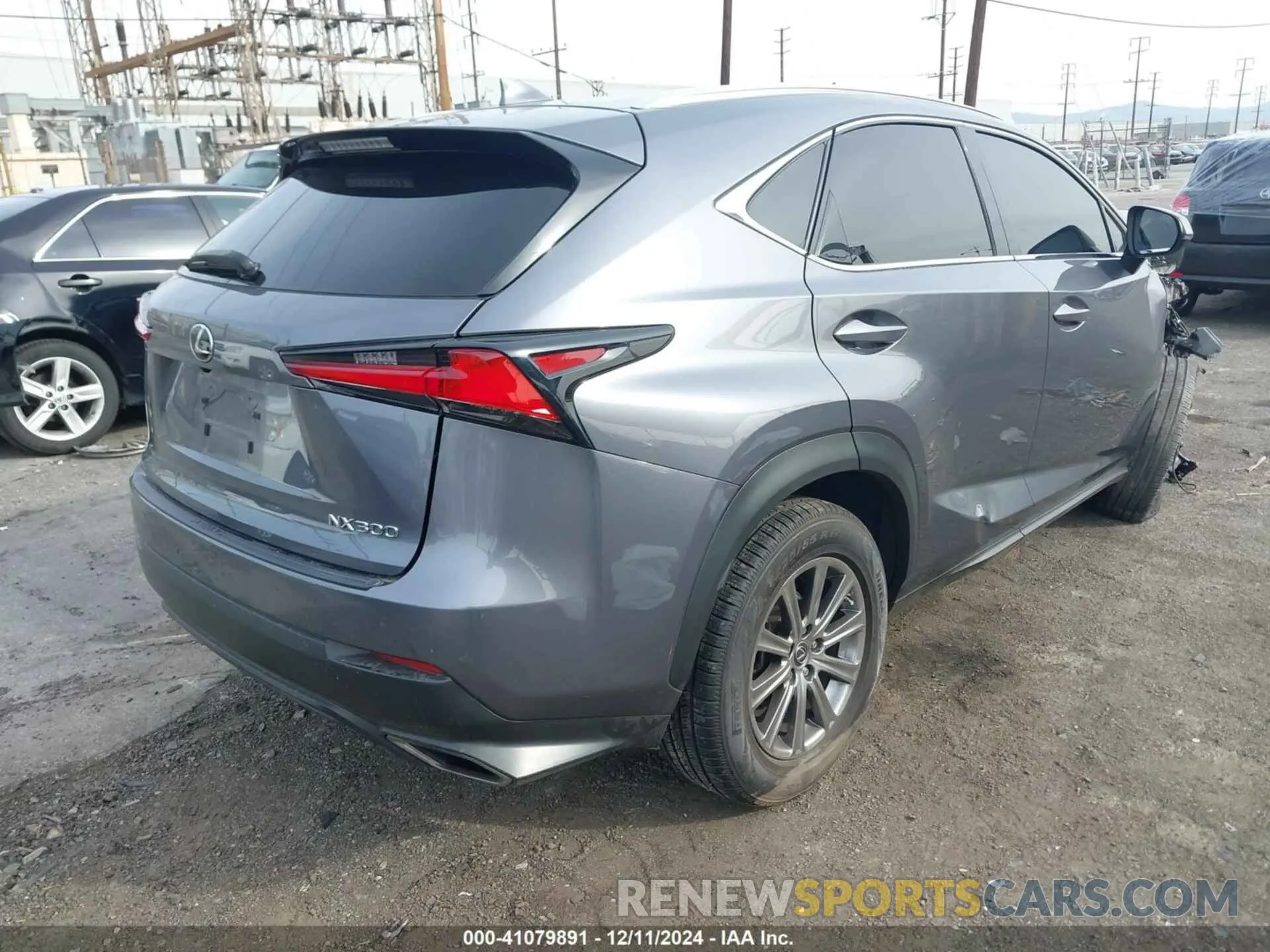 4 fotografías del automóvil dañado JTJYARBZ5K2149377 LEXUS NX 300 2019