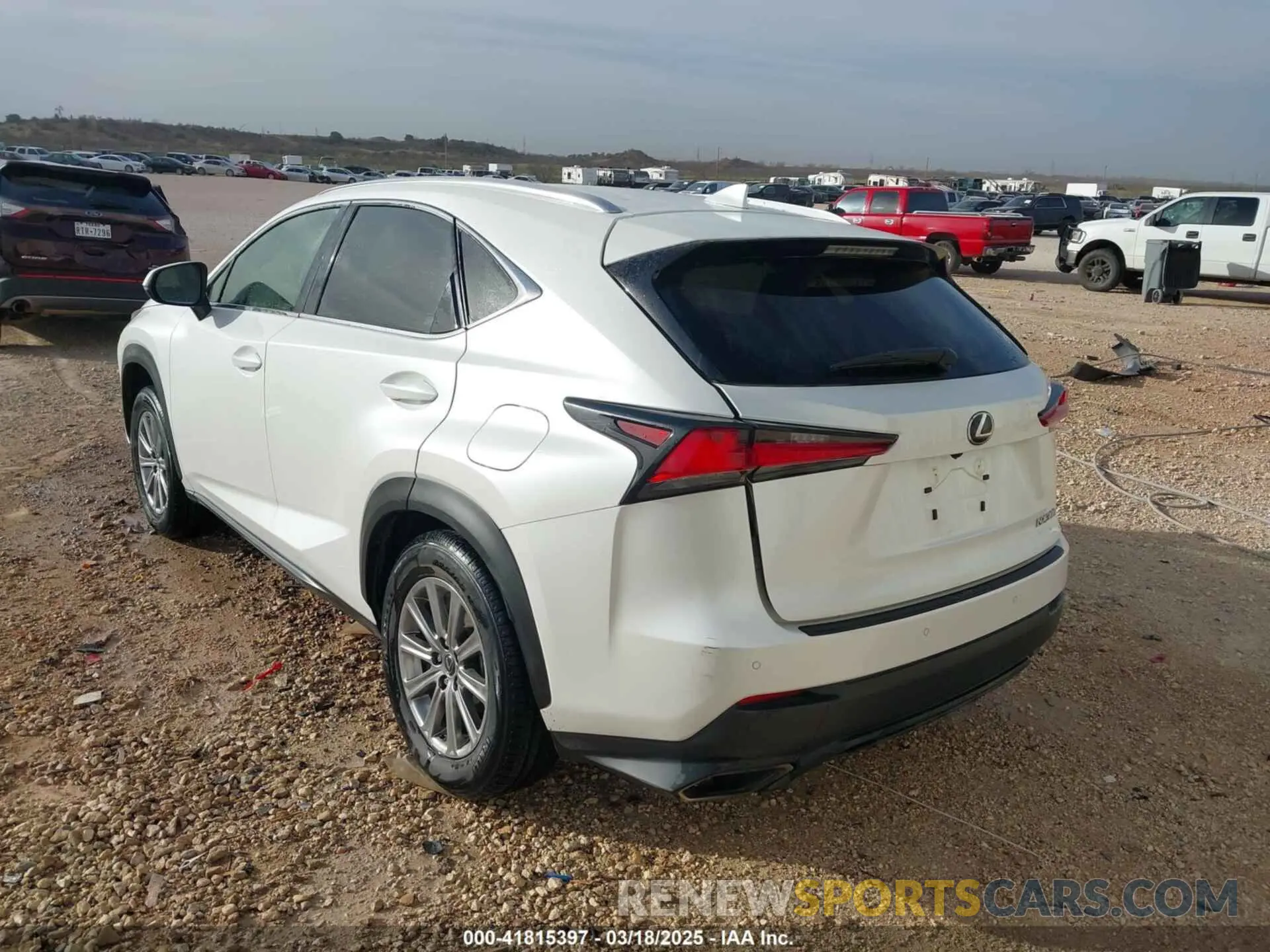 3 fotografías del automóvil dañado JTJYARBZ6K2155737 LEXUS NX 300 2019