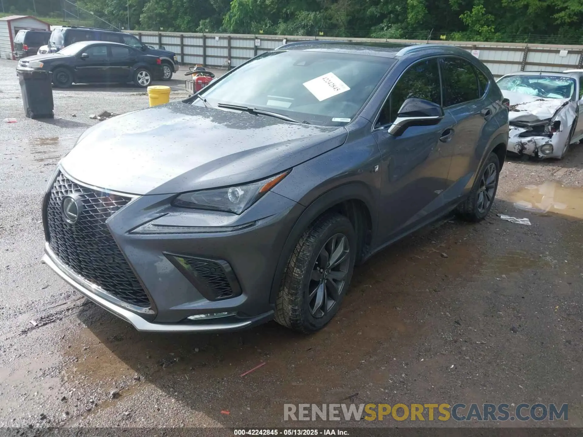 2 fotografías del automóvil dañado JTJYARBZ7K2141765 LEXUS NX 300 2019