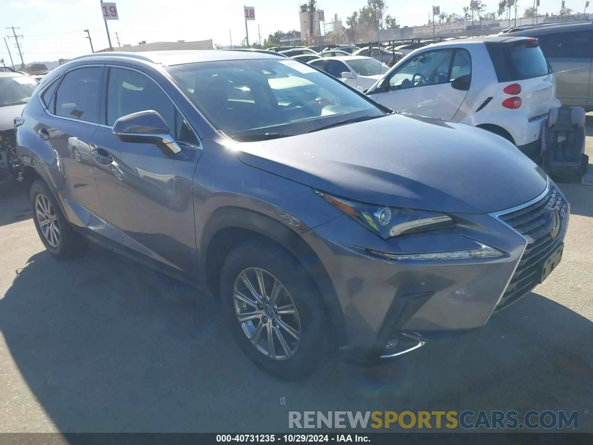 1 fotografías del automóvil dañado JTJYARBZ7K2146643 LEXUS NX 300 2019