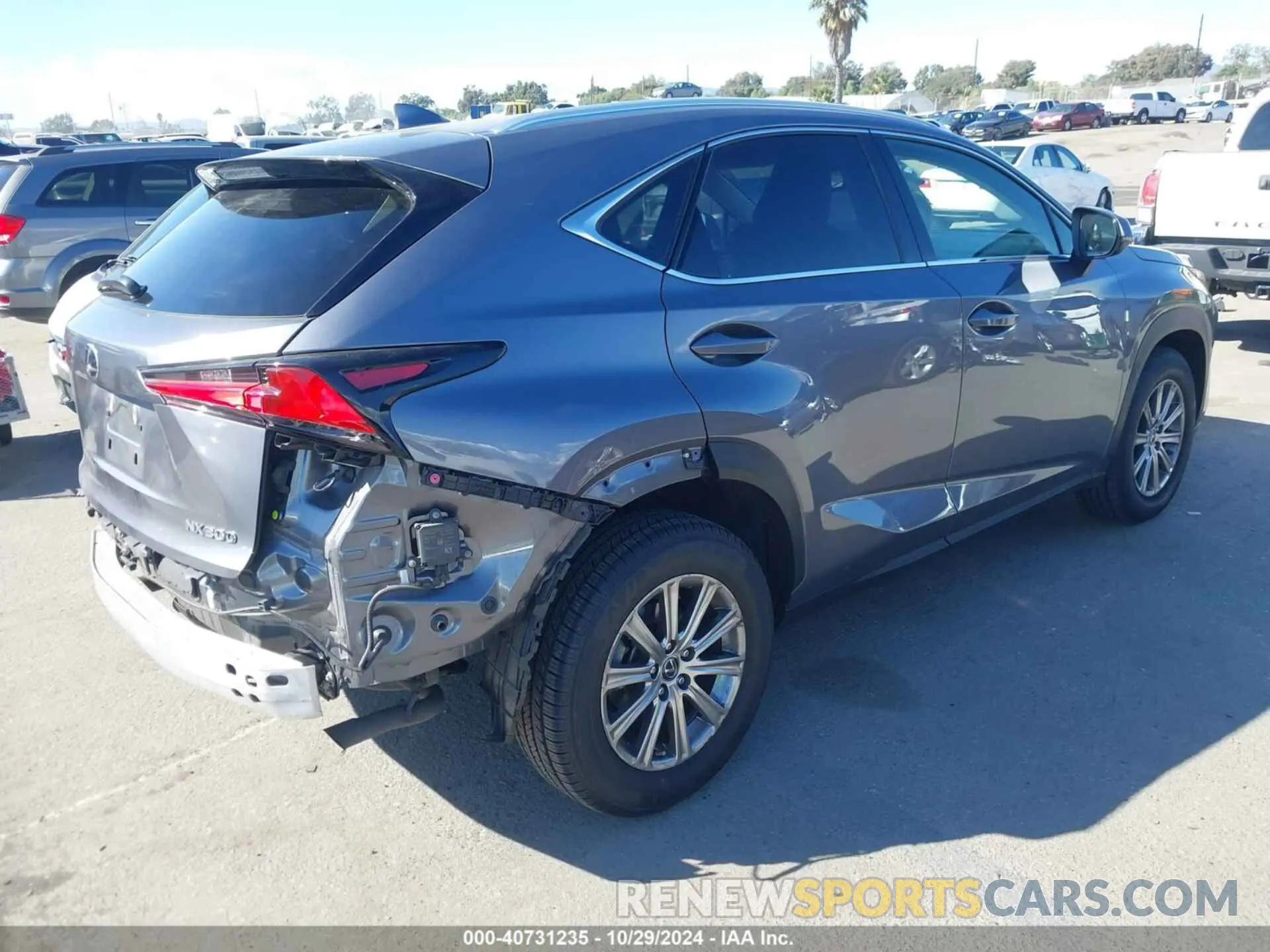 4 fotografías del automóvil dañado JTJYARBZ7K2146643 LEXUS NX 300 2019