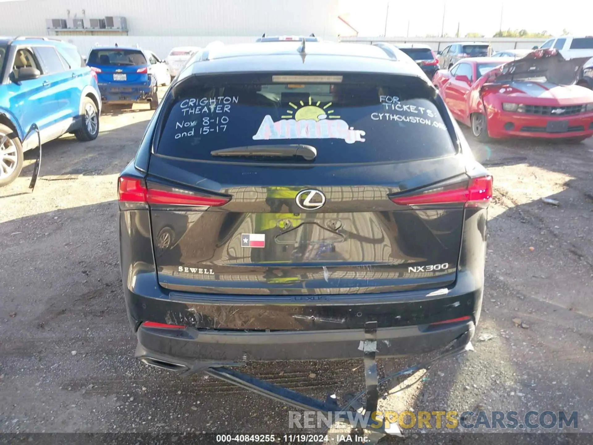 16 fotografías del automóvil dañado JTJYARBZ8K2132623 LEXUS NX 300 2019