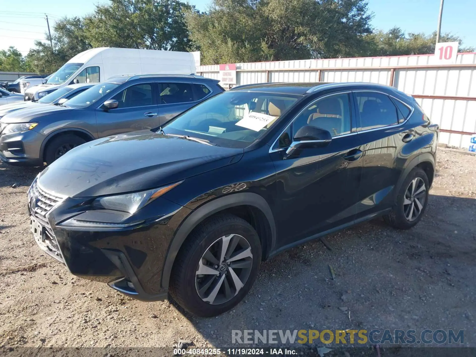 2 fotografías del automóvil dañado JTJYARBZ8K2132623 LEXUS NX 300 2019