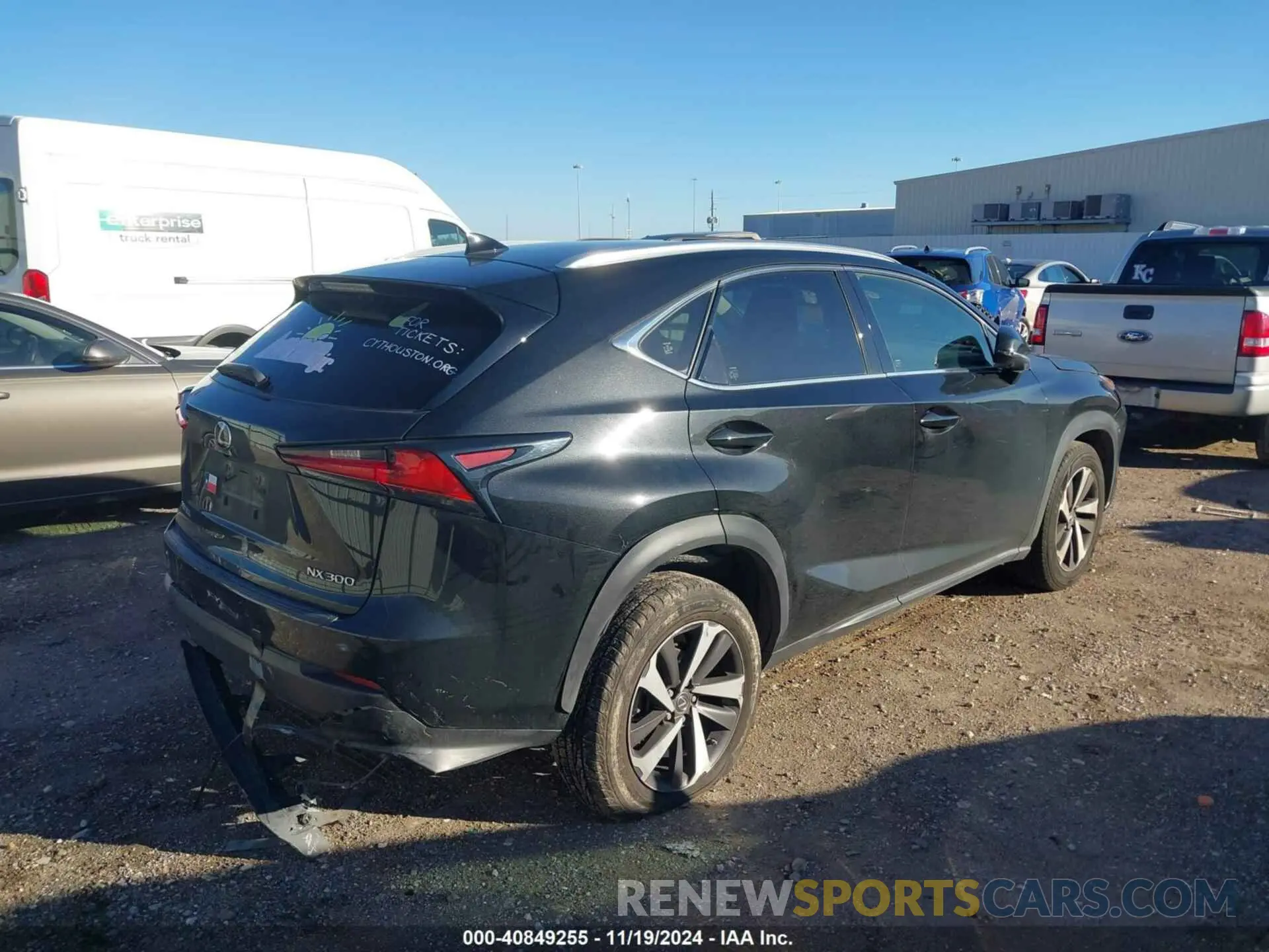 4 fotografías del automóvil dañado JTJYARBZ8K2132623 LEXUS NX 300 2019