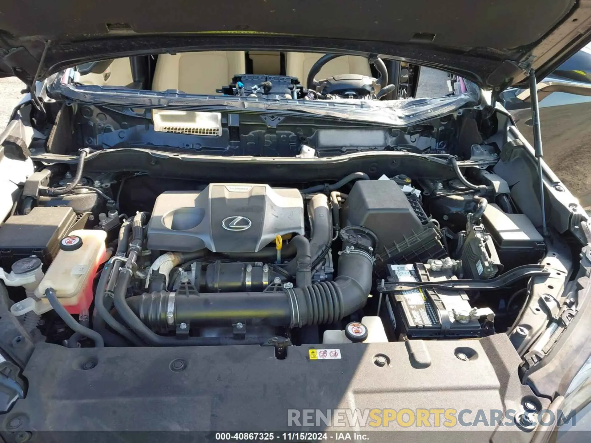 10 fotografías del automóvil dañado JTJYARBZ9K2139161 LEXUS NX 300 2019