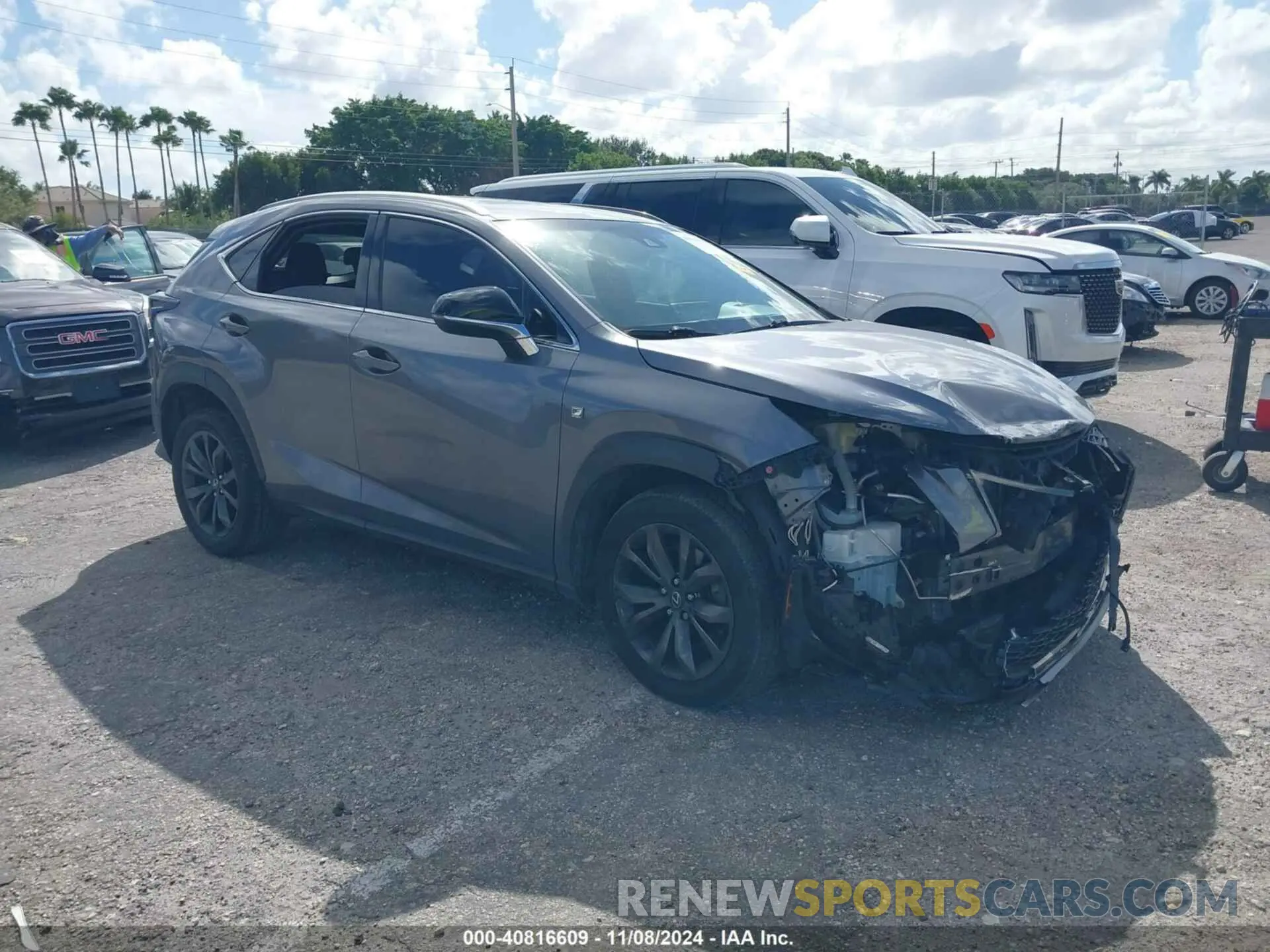 1 fotografías del automóvil dañado JTJYARBZ9K2148961 LEXUS NX 300 2019