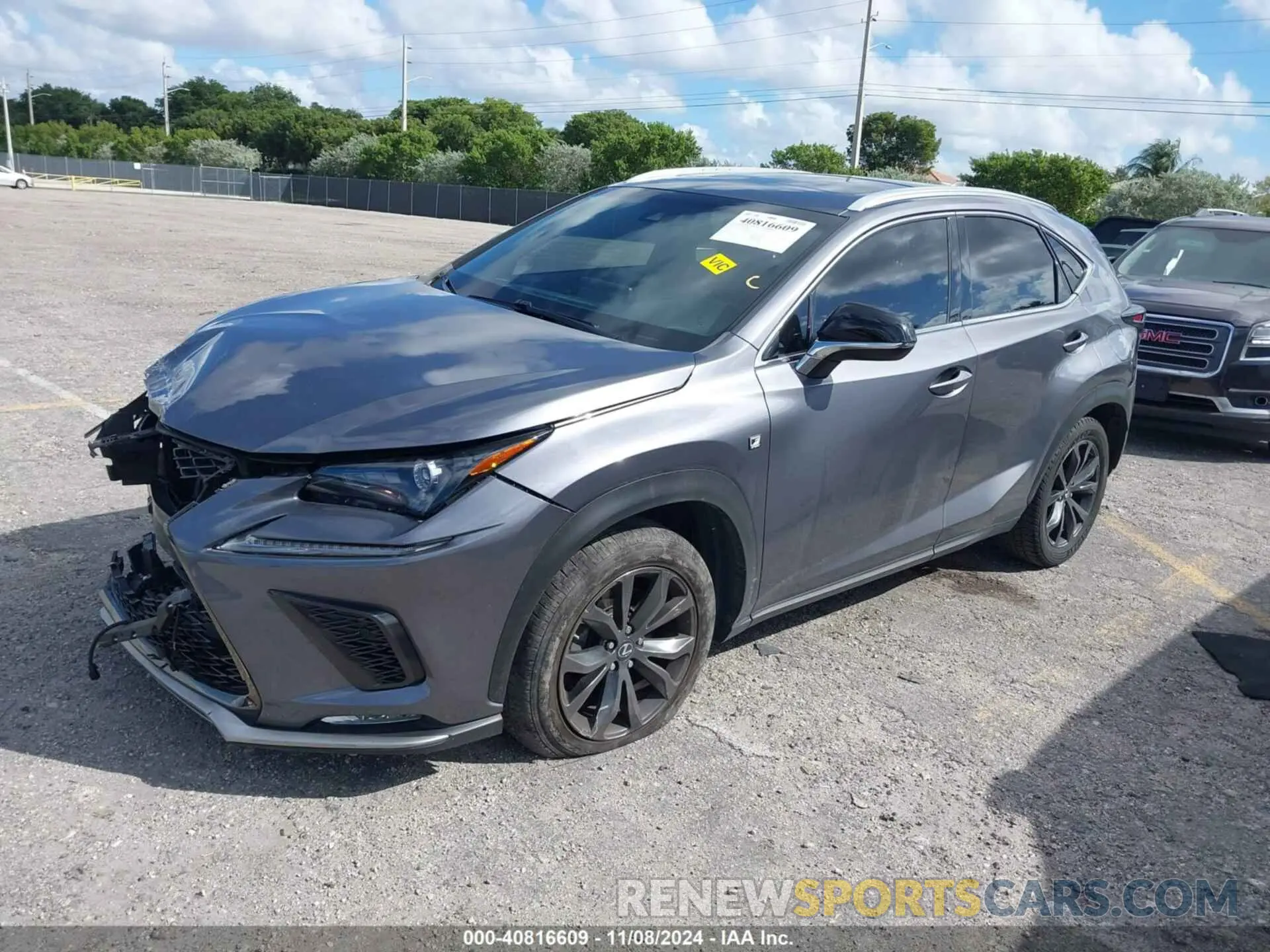 2 fotografías del automóvil dañado JTJYARBZ9K2148961 LEXUS NX 300 2019