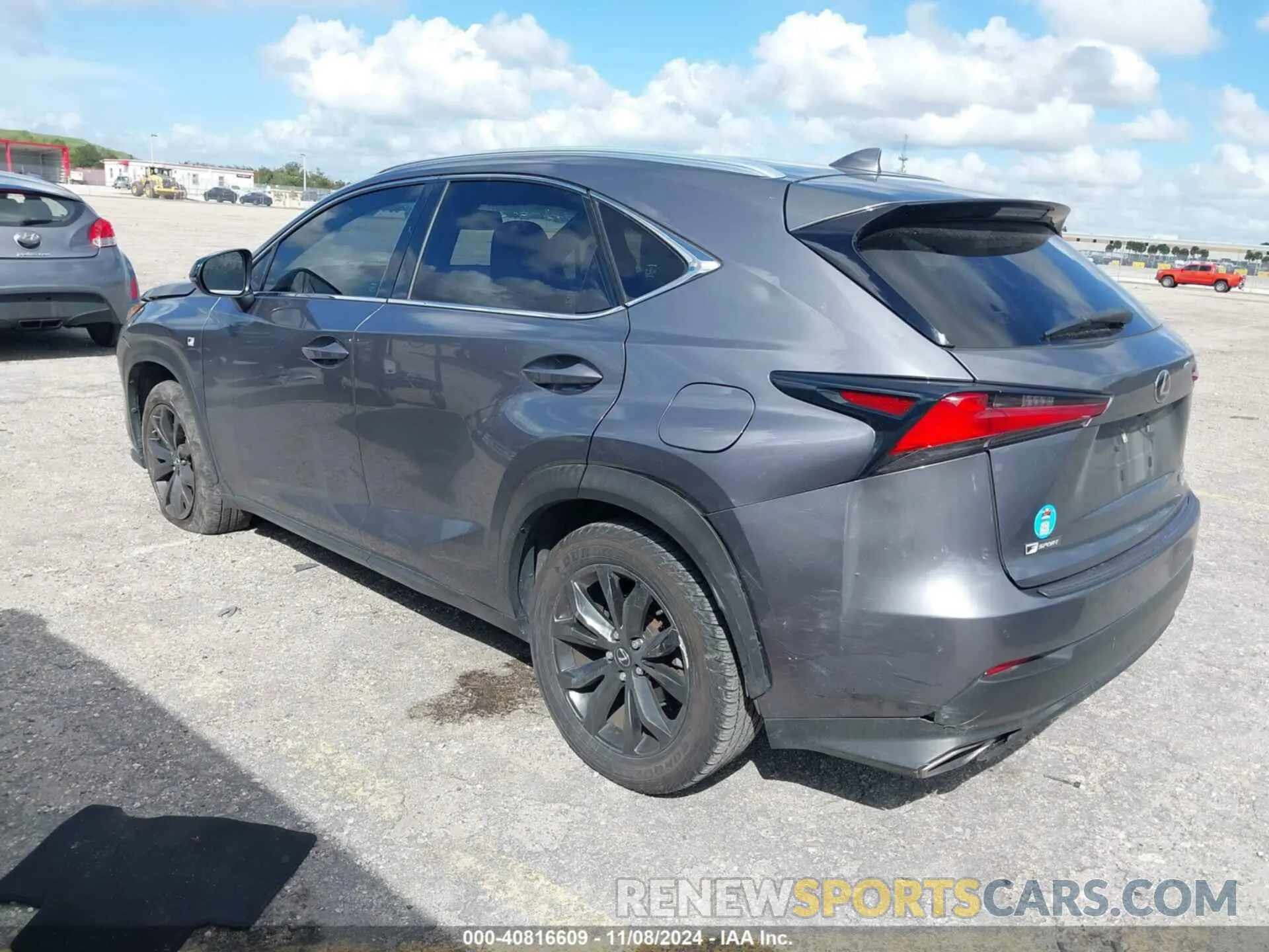 3 fotografías del automóvil dañado JTJYARBZ9K2148961 LEXUS NX 300 2019
