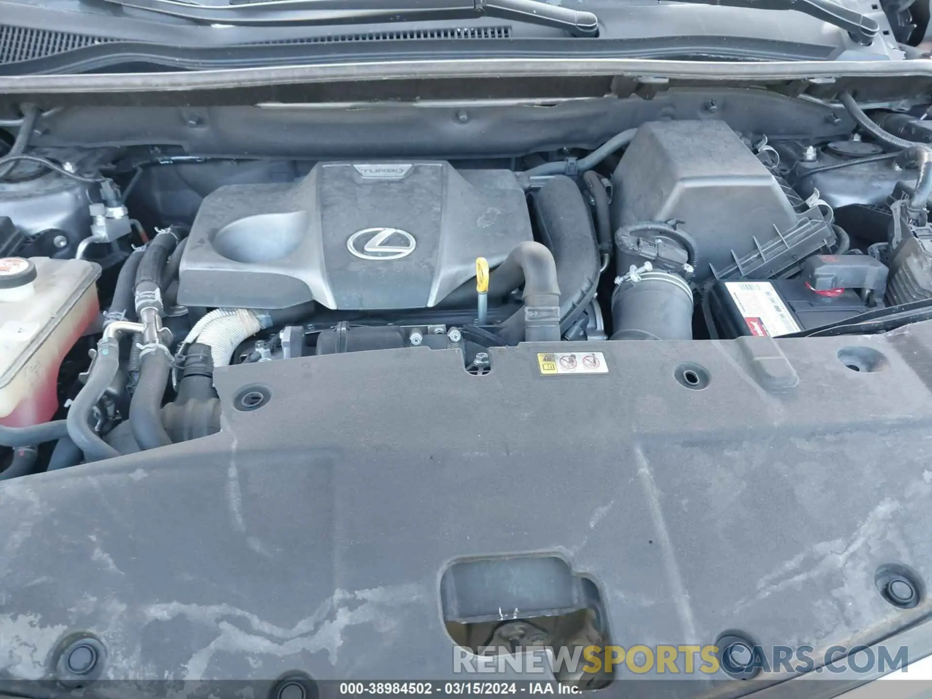 10 fotografías del automóvil dañado JTJAARBZ4L5009502 LEXUS NX 300 2020