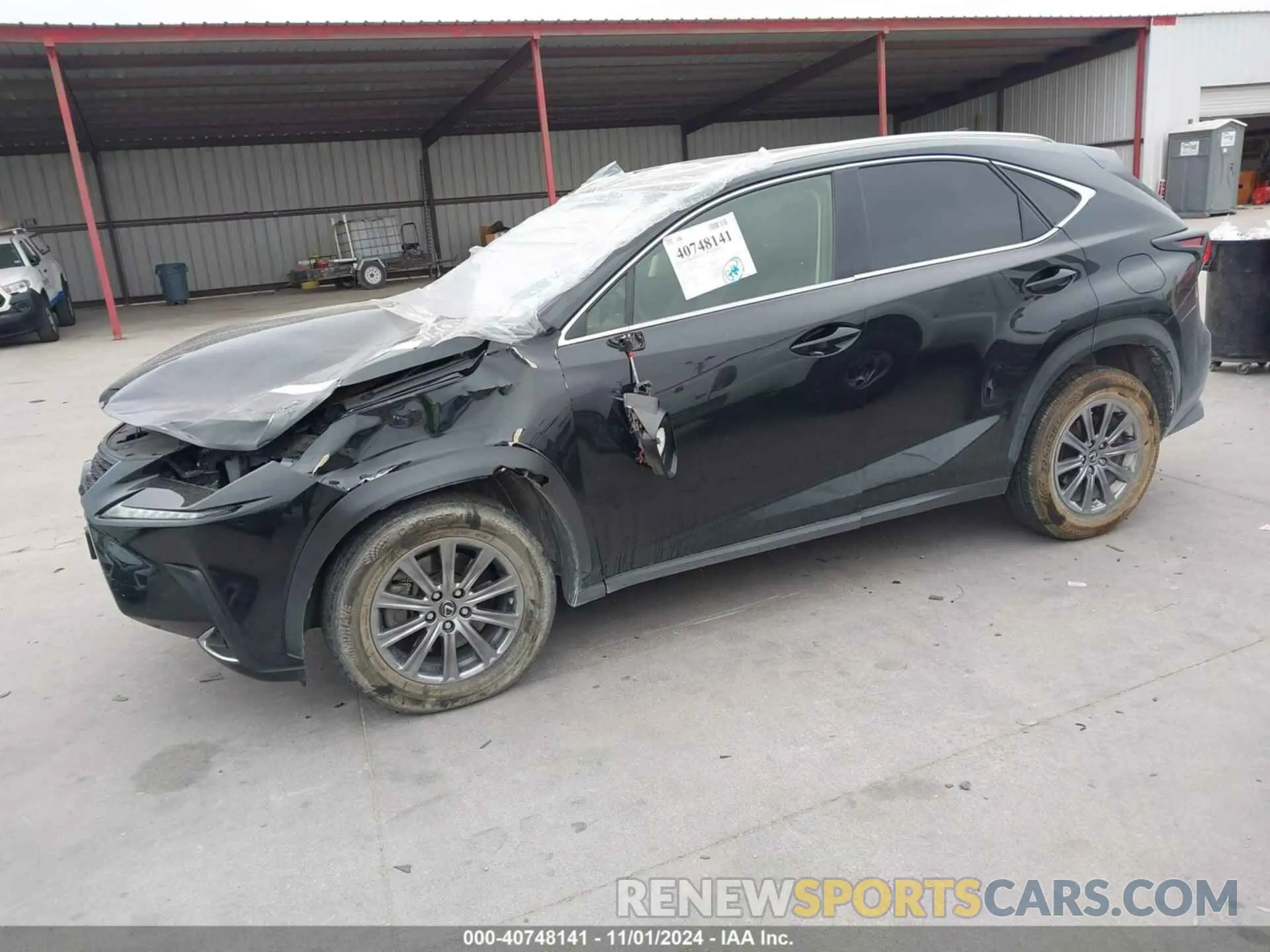 2 fotografías del automóvil dañado JTJAARBZ5L2162780 LEXUS NX 300 2020