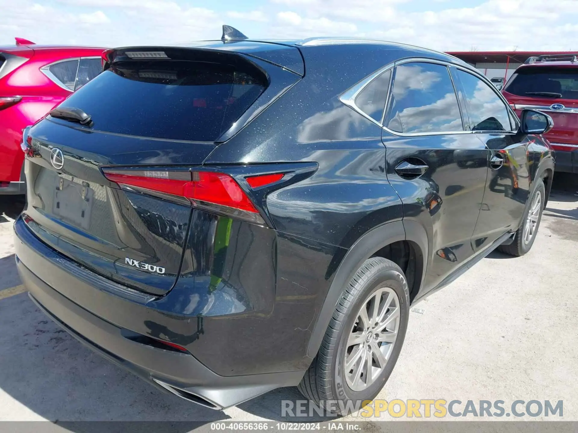 4 fotografías del automóvil dañado JTJAARBZ9L2172759 LEXUS NX 300 2020