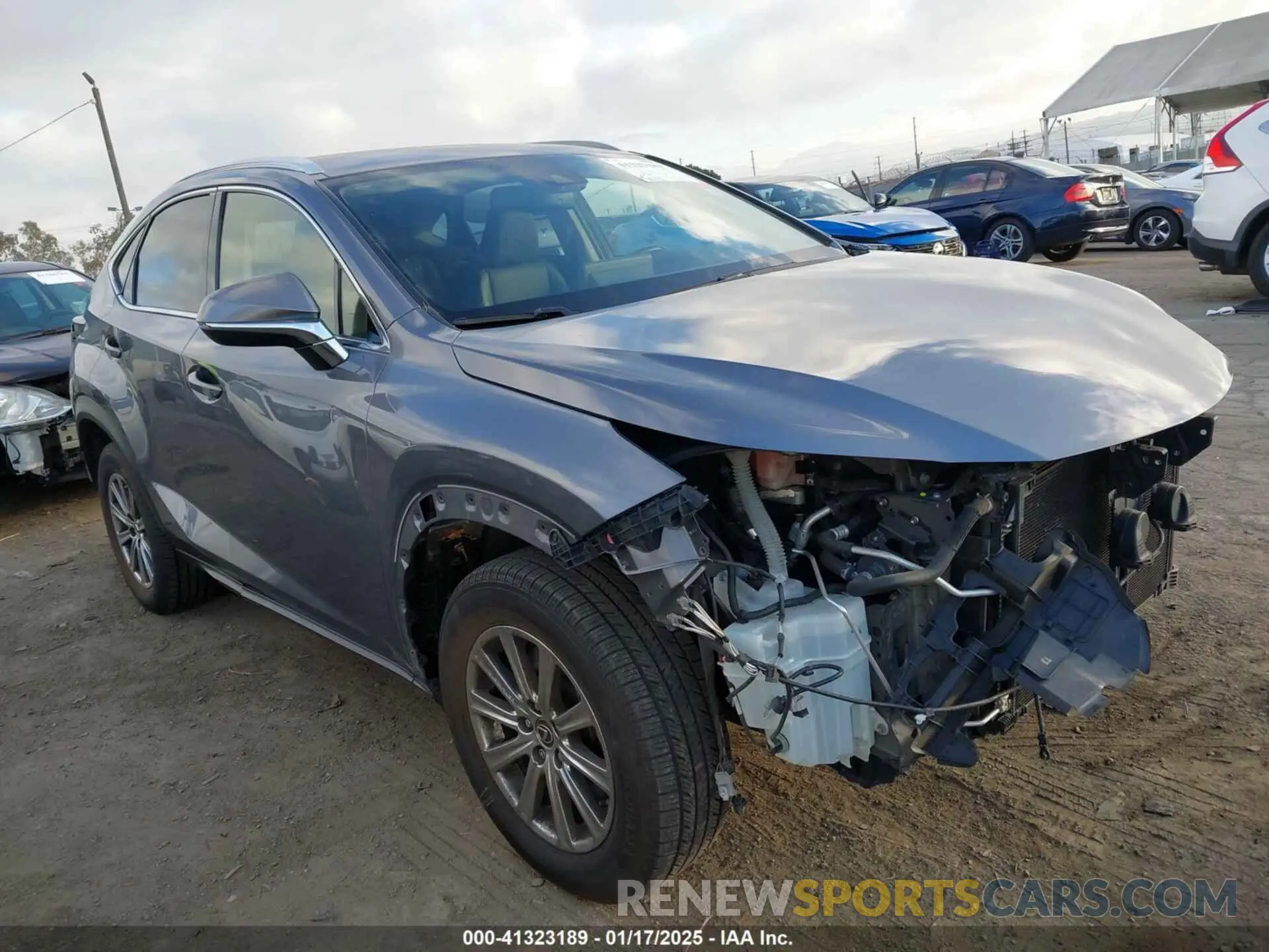 1 fotografías del automóvil dañado JTJAARBZ9L5013190 LEXUS NX 300 2020
