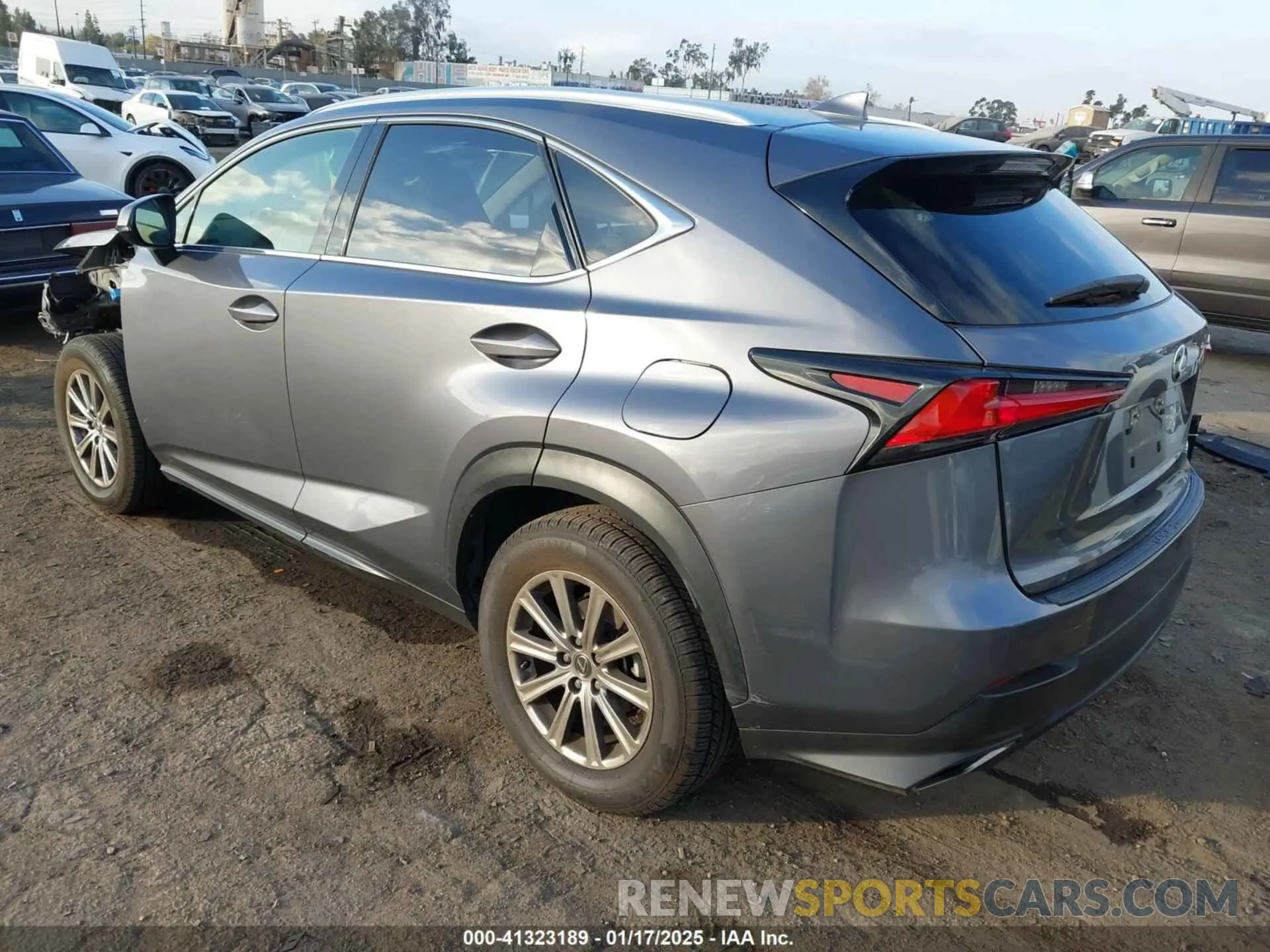 3 fotografías del automóvil dañado JTJAARBZ9L5013190 LEXUS NX 300 2020