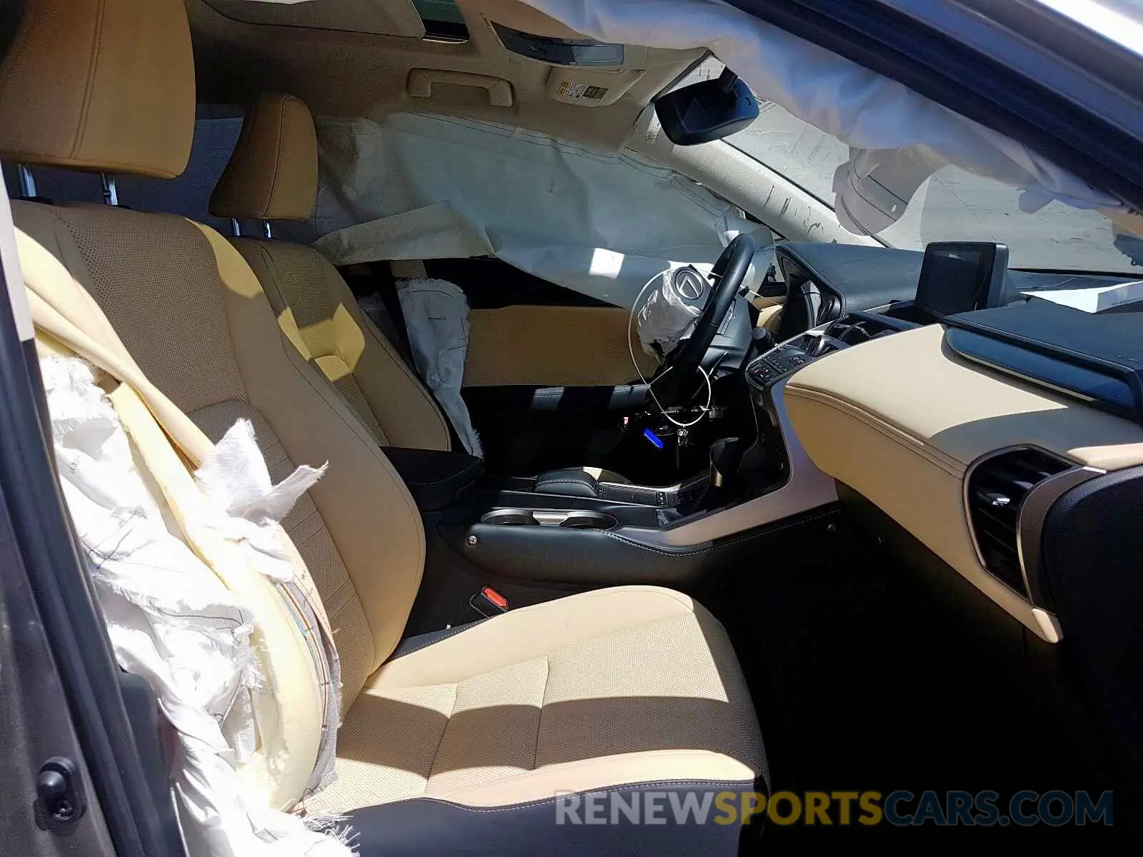 5 fotografías del automóvil dañado JTJDARBZ0L5004472 LEXUS NX 300 2020