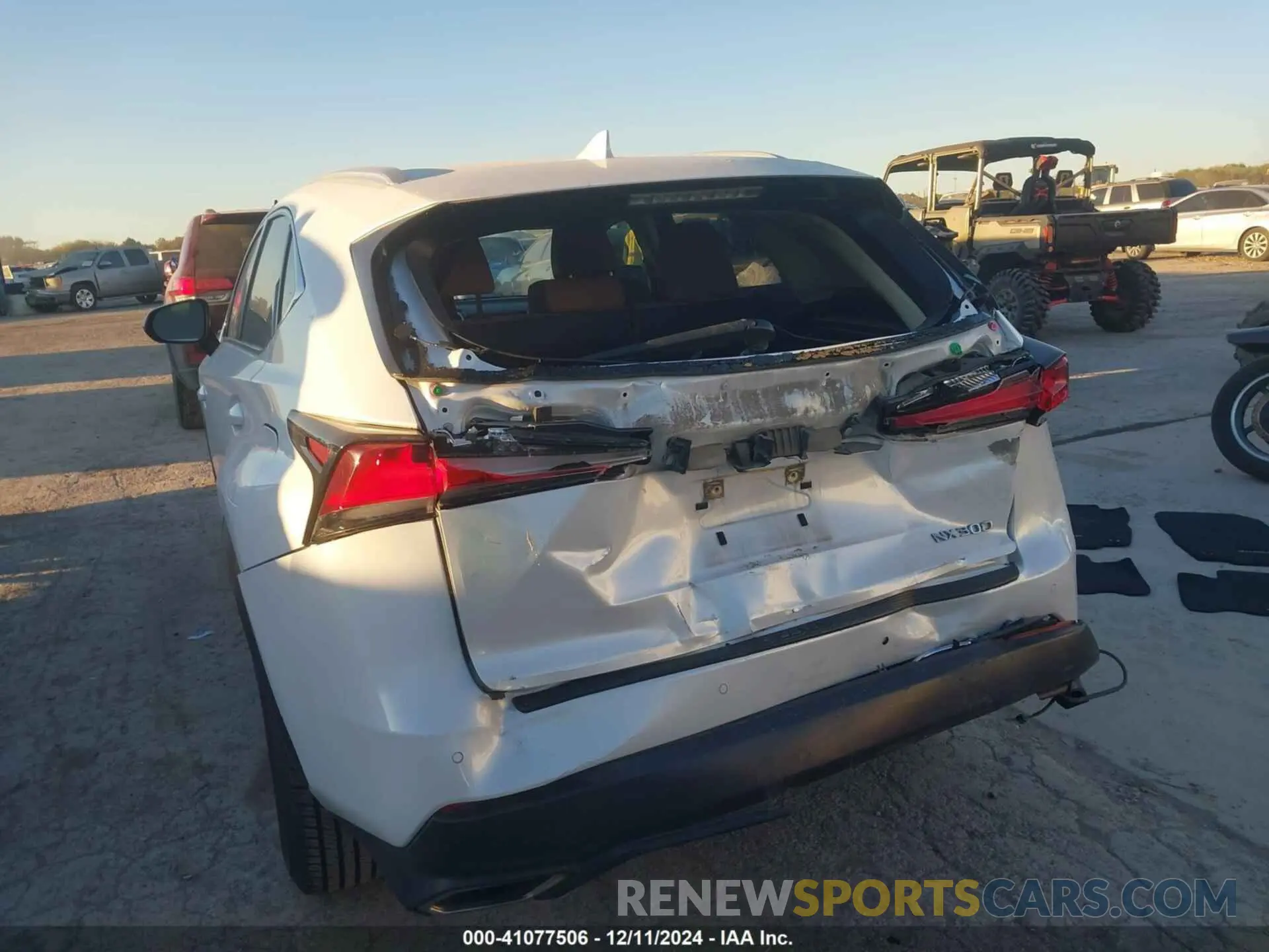 6 fotografías del automóvil dañado JTJDARBZ0L5008280 LEXUS NX 300 2020