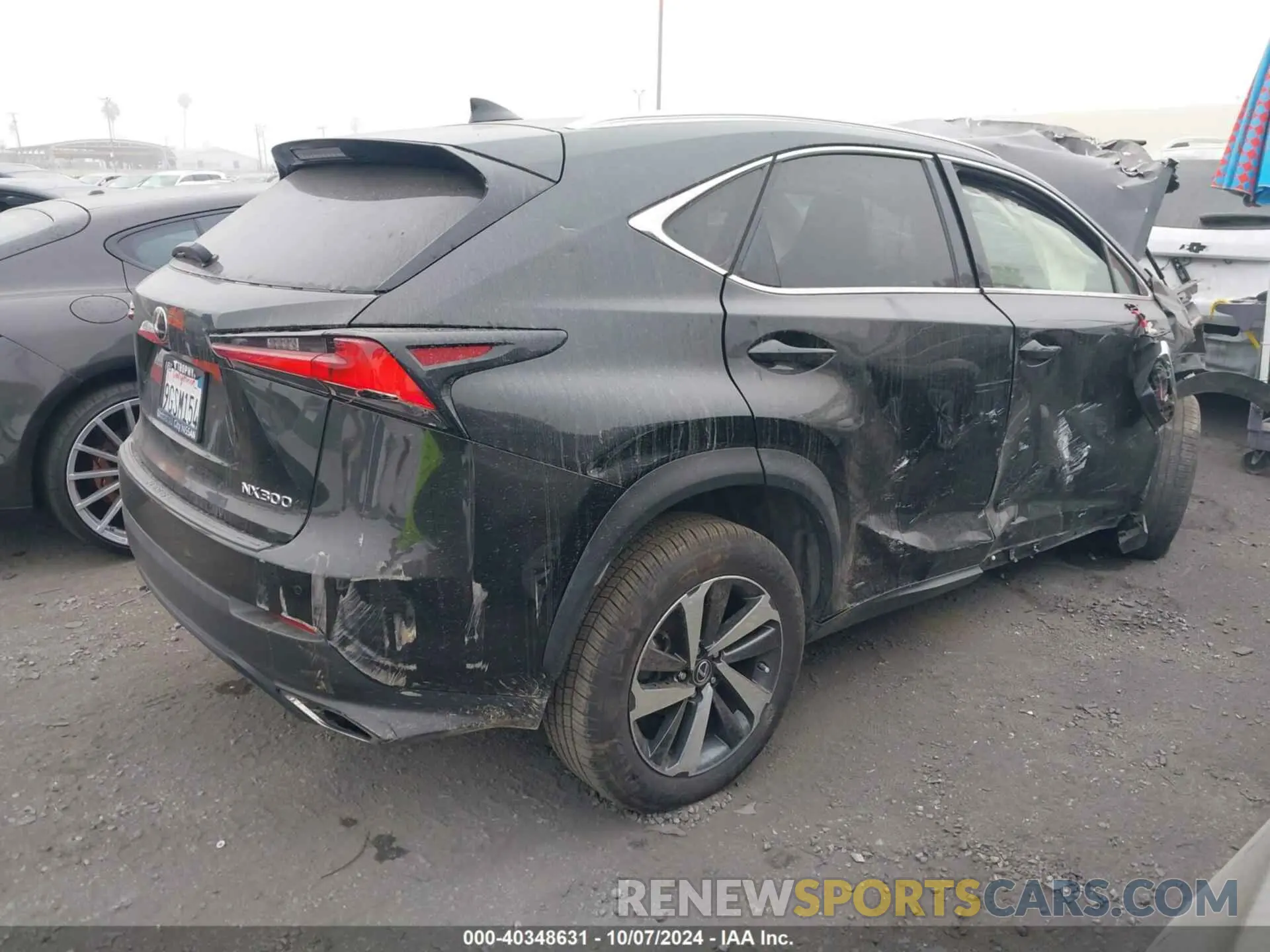 4 fotografías del automóvil dañado JTJDARBZ2L5013271 LEXUS NX 300 2020