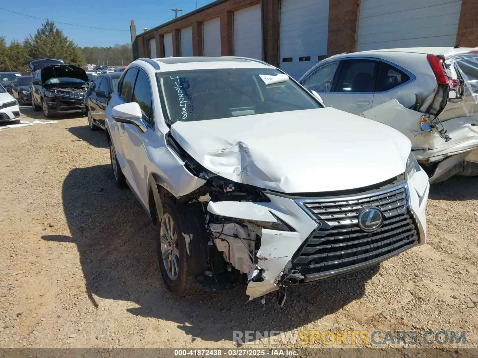 1 fotografías del automóvil dañado JTJDARBZ3L2175296 LEXUS NX 300 2020