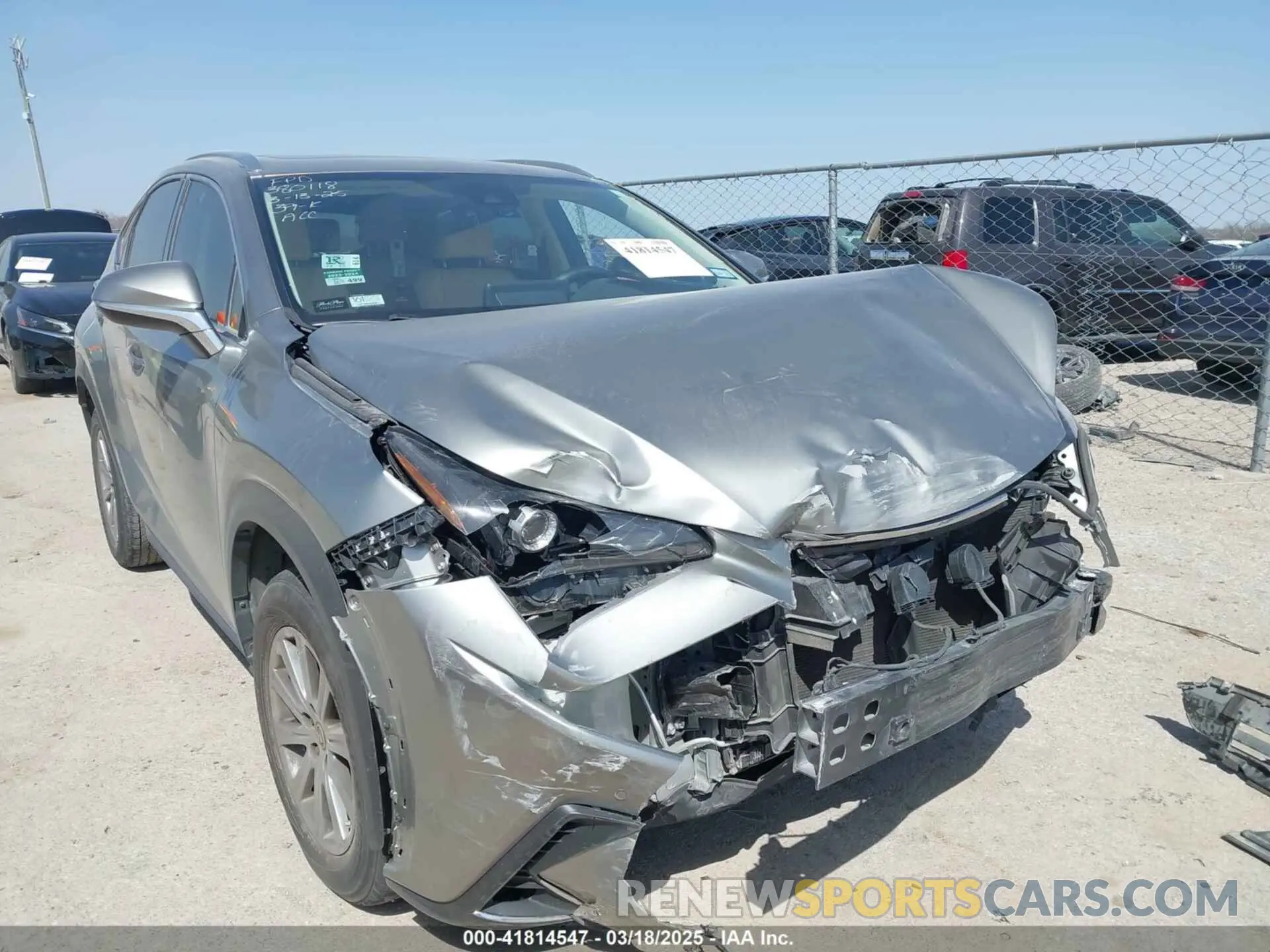 1 fotografías del automóvil dañado JTJDARBZ4L2171323 LEXUS NX 300 2020