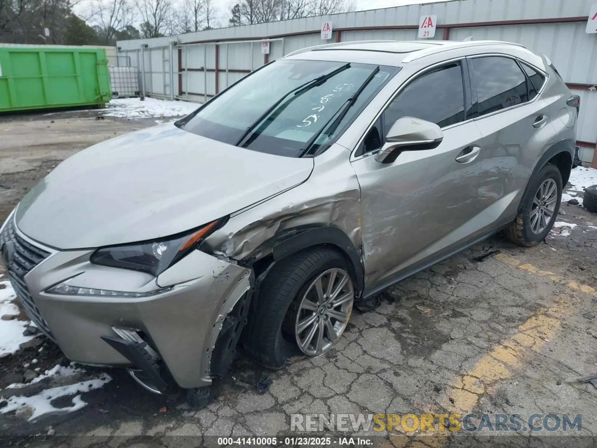 6 fotografías del automóvil dañado JTJDARBZ4L2175825 LEXUS NX 300 2020