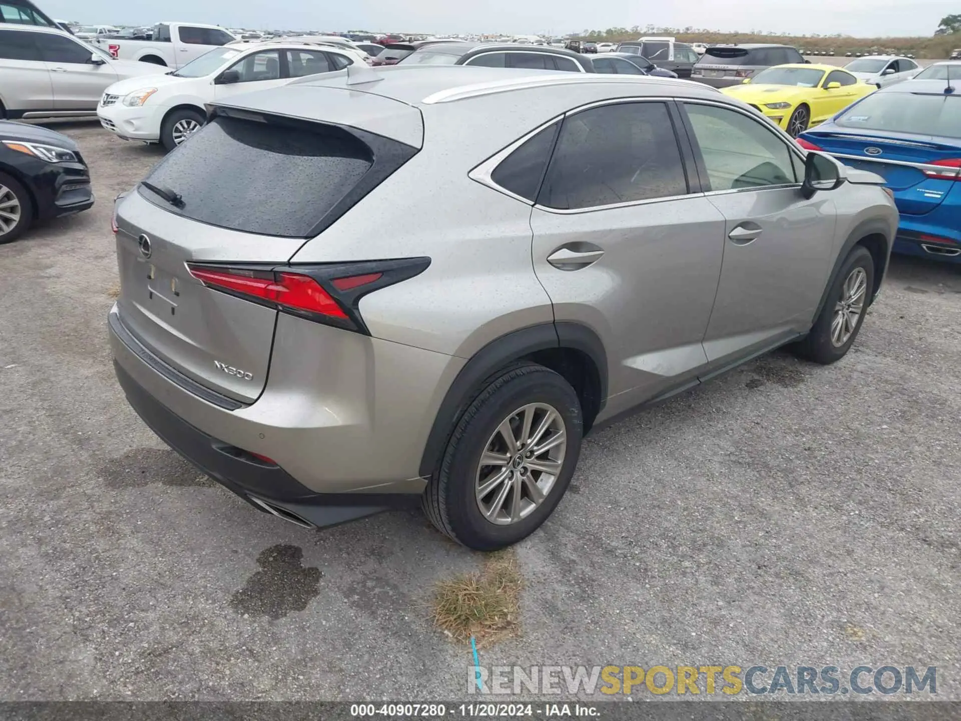 4 fotografías del automóvil dañado JTJDARBZ5L2173663 LEXUS NX 300 2020