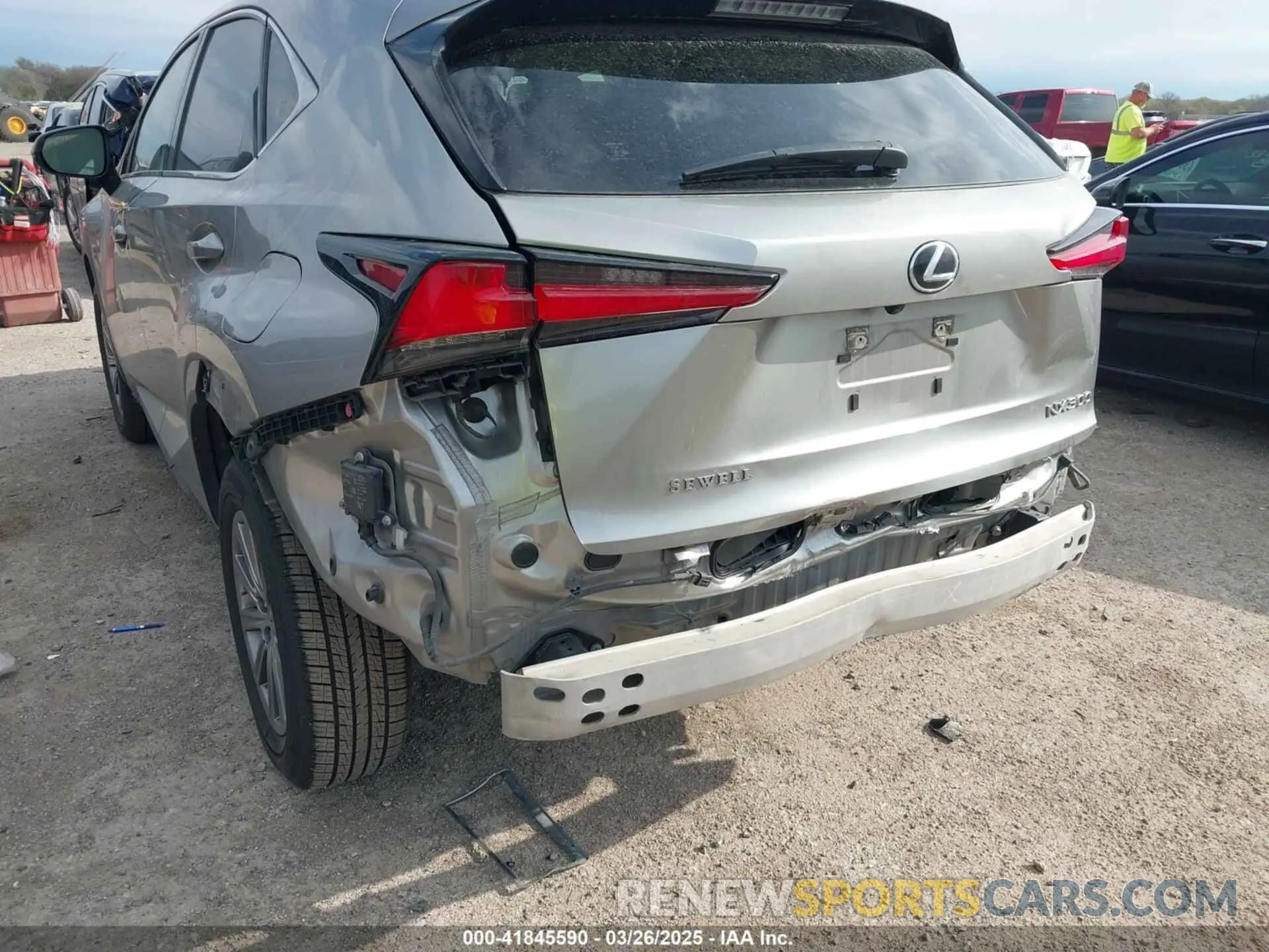 6 fotografías del automóvil dañado JTJDARBZ5L5011045 LEXUS NX 300 2020