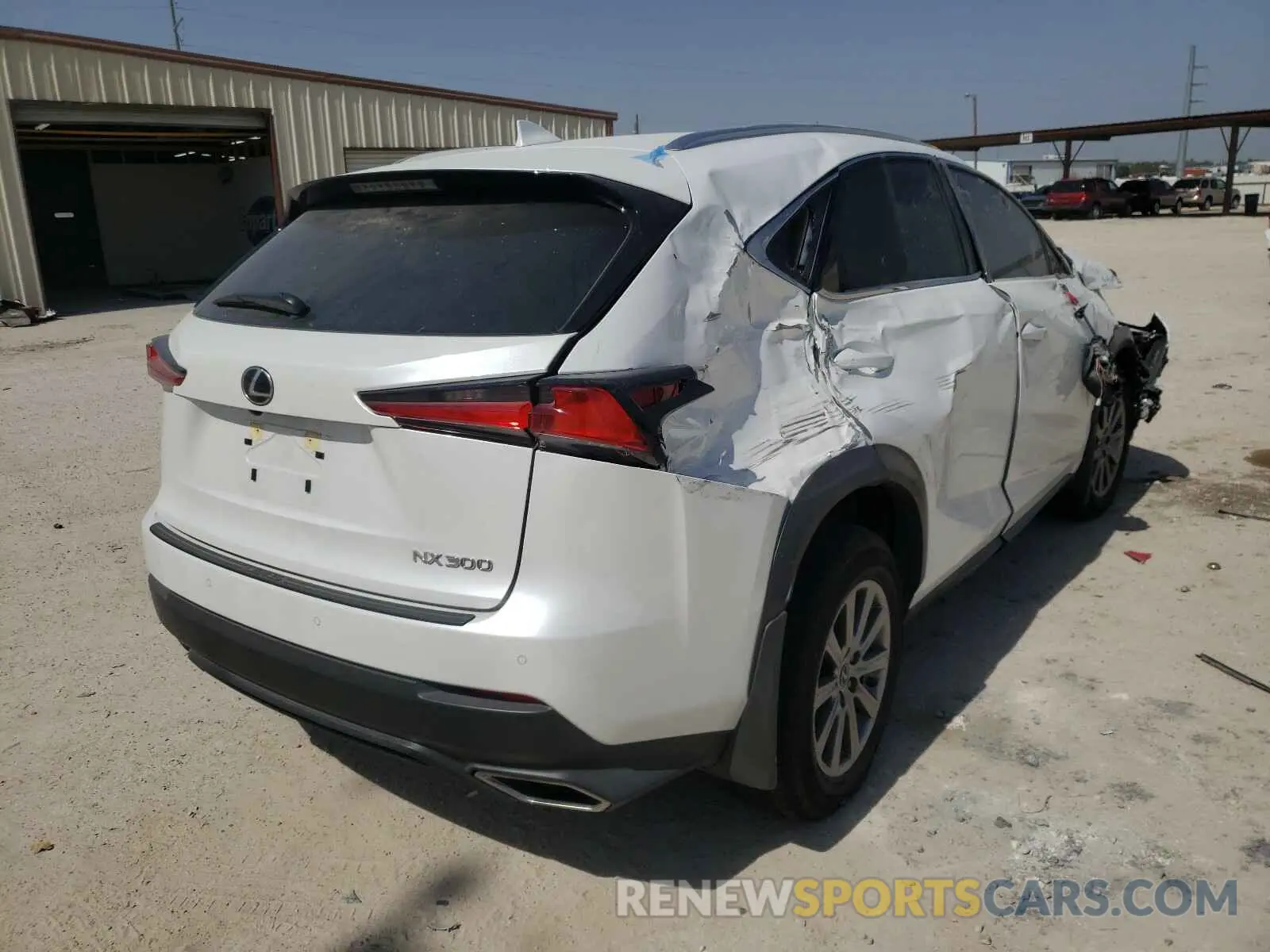 4 fotografías del automóvil dañado JTJDARBZ6L5009594 LEXUS NX 300 2020