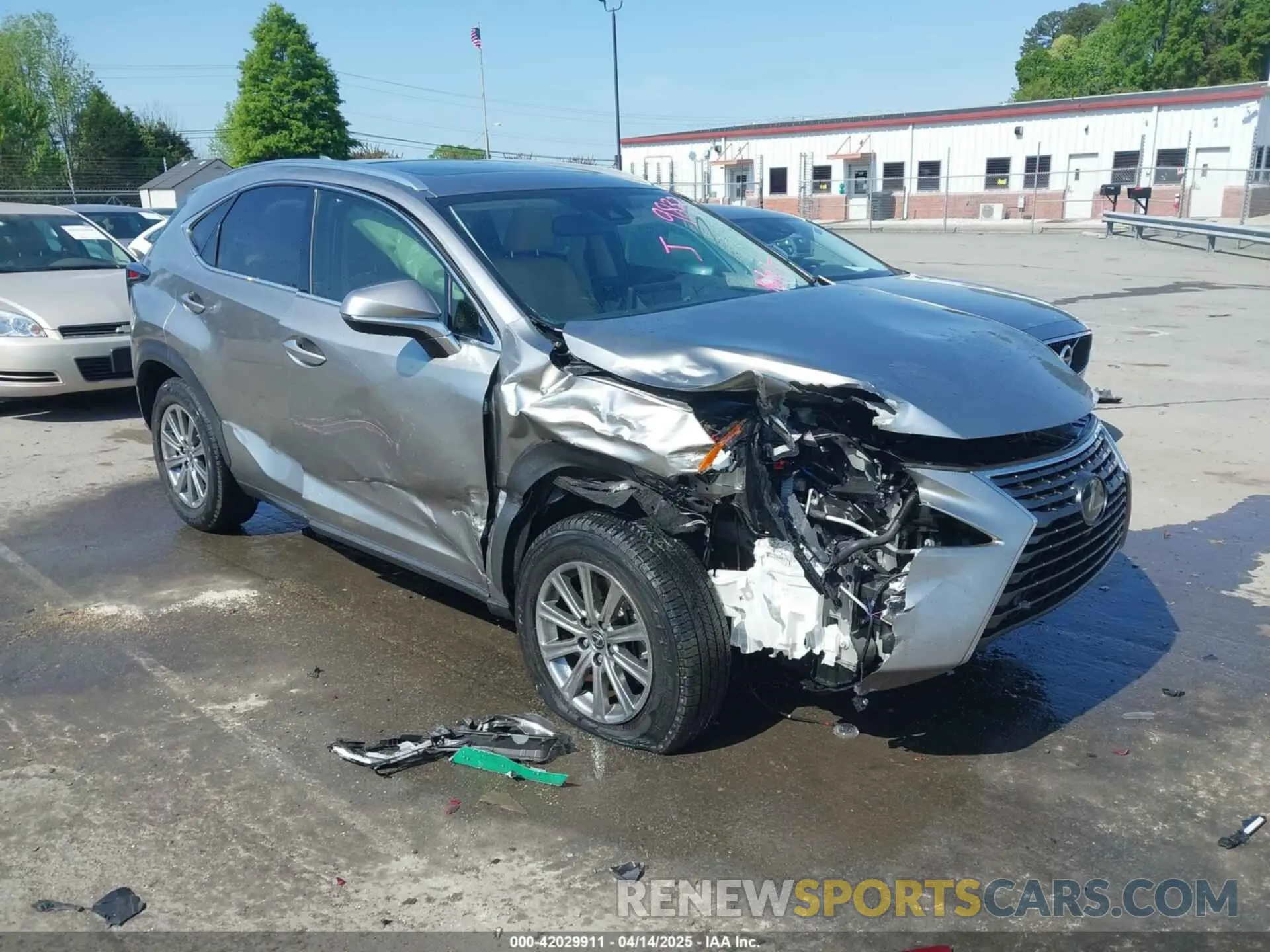 1 fotografías del automóvil dañado JTJDARBZ9L5009833 LEXUS NX 300 2020