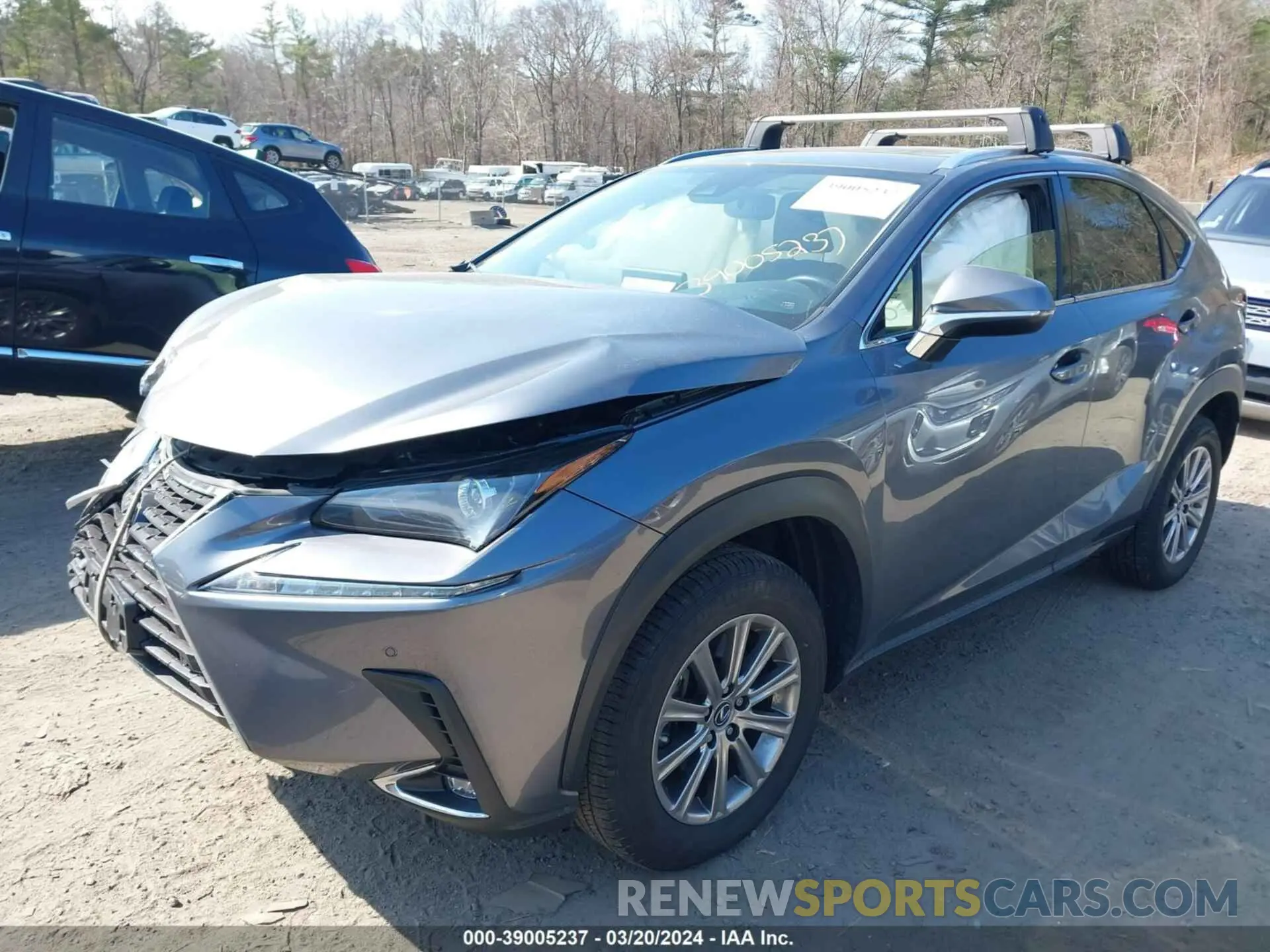 2 fotografías del automóvil dañado JTJDARDZ0L5013413 LEXUS NX 300 2020