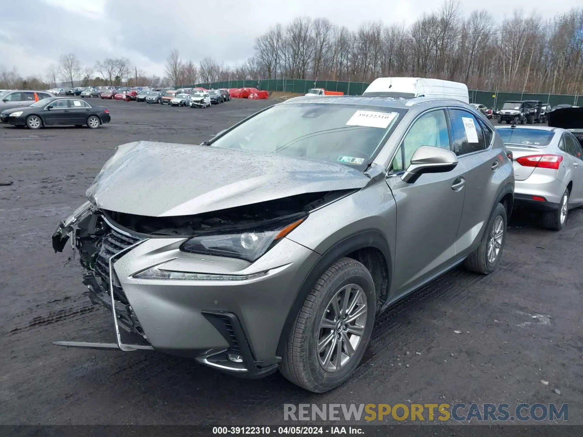 2 fotografías del automóvil dañado JTJDARDZ4L5012149 LEXUS NX 300 2020