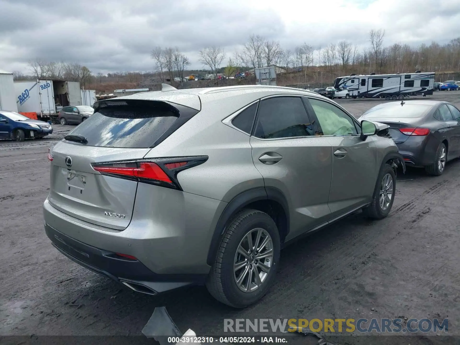 4 fotografías del automóvil dañado JTJDARDZ4L5012149 LEXUS NX 300 2020