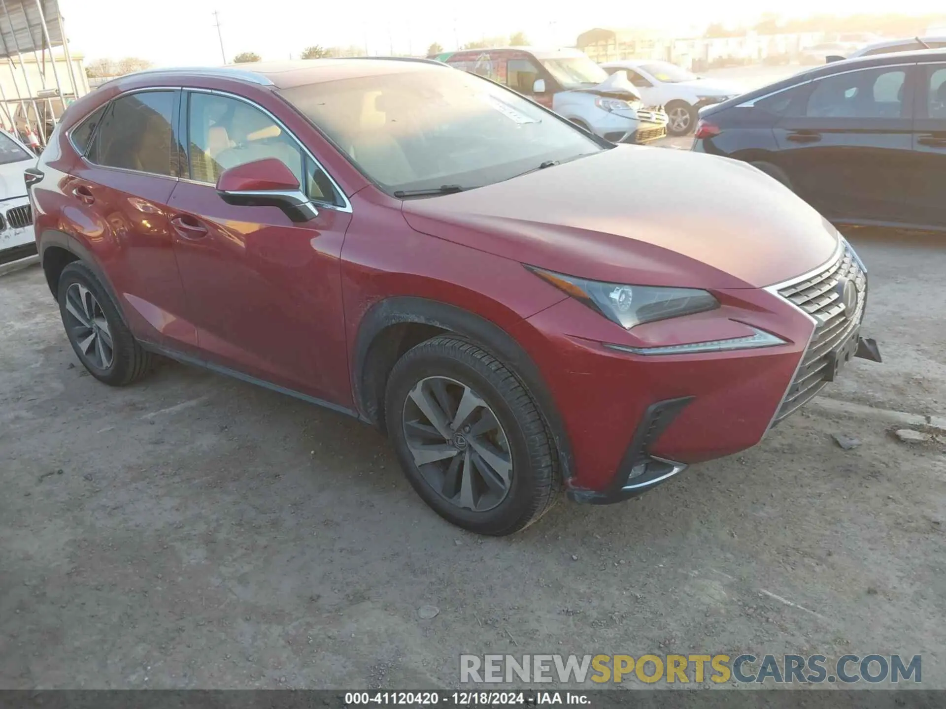 1 fotografías del automóvil dañado JTJGARBZ0L5005702 LEXUS NX 300 2020