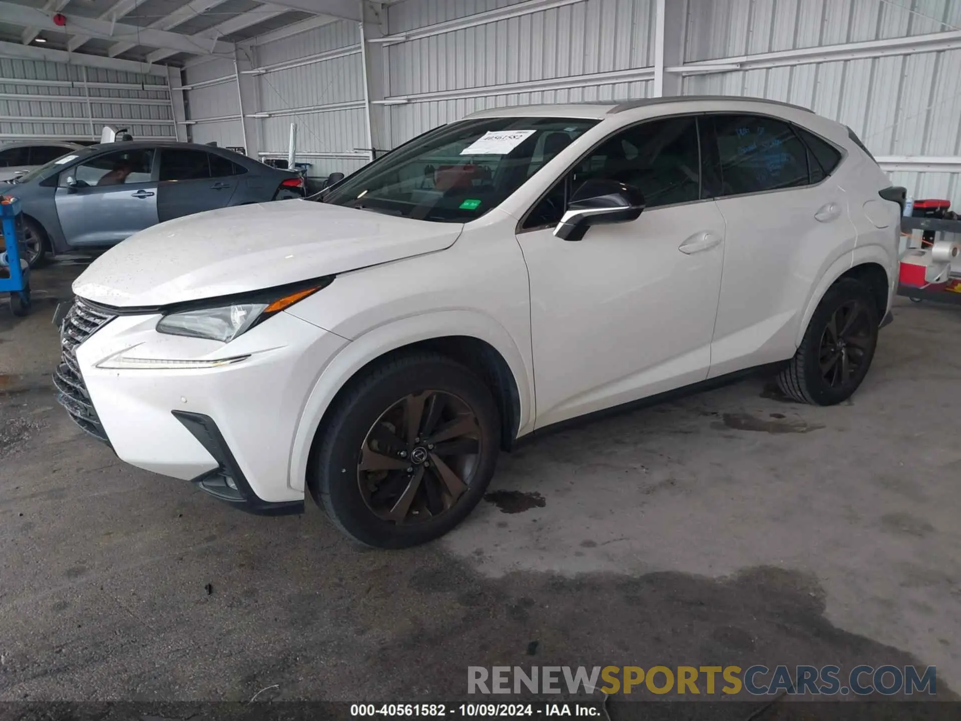 2 fotografías del automóvil dañado JTJGARBZ3L2170127 LEXUS NX 300 2020