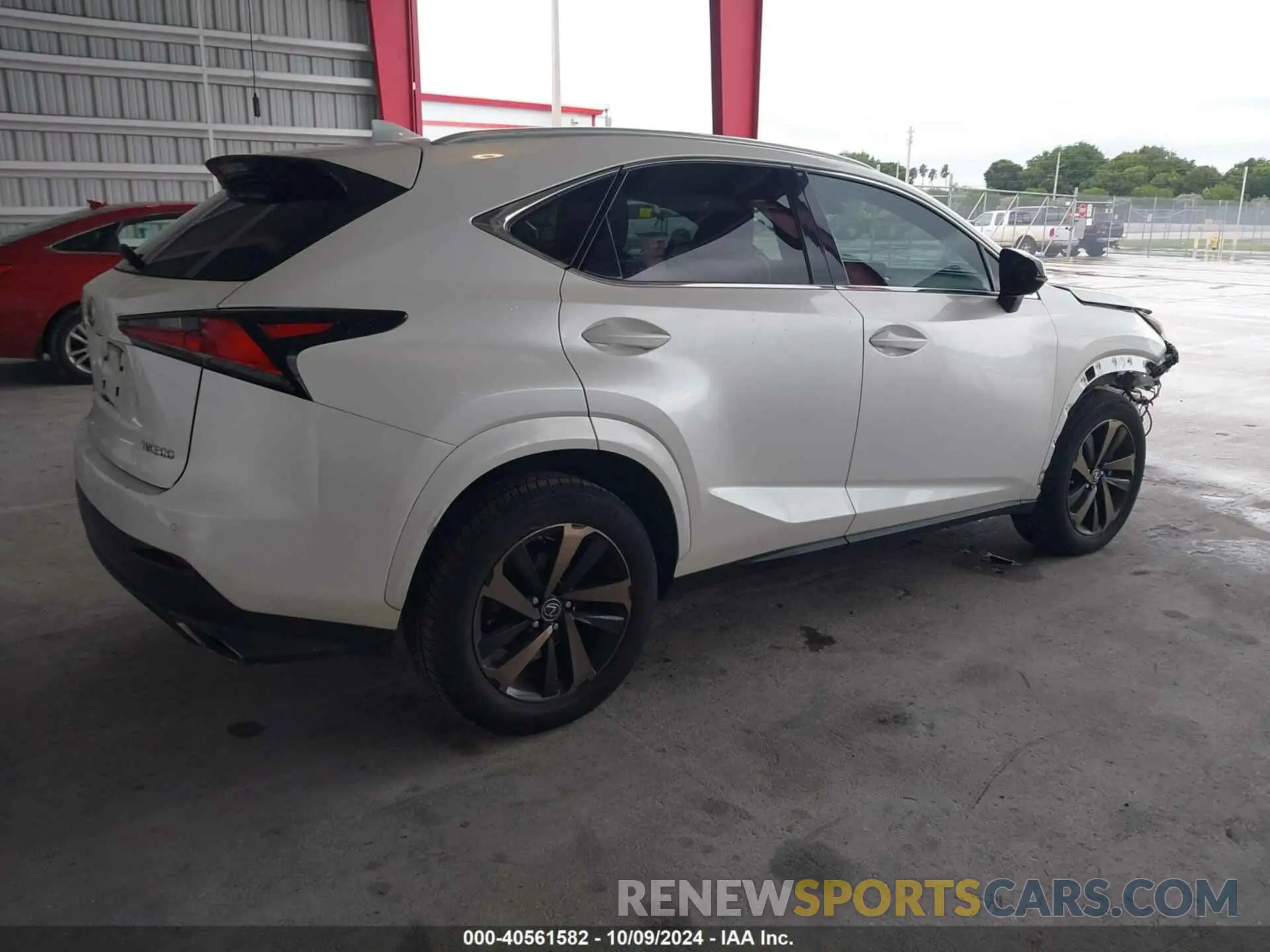 4 fotografías del automóvil dañado JTJGARBZ3L2170127 LEXUS NX 300 2020