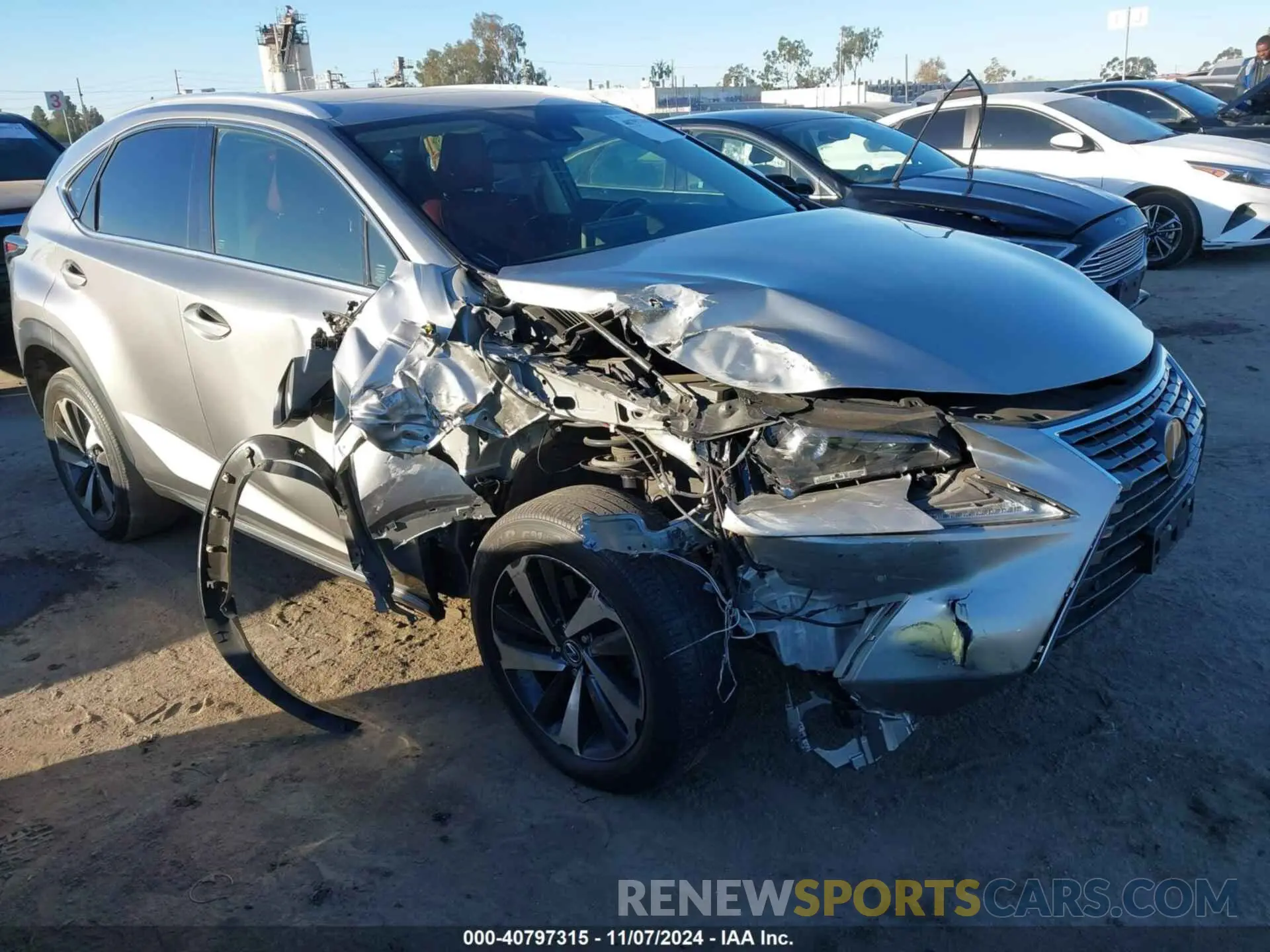 1 fotografías del automóvil dañado JTJGARBZ3L5011400 LEXUS NX 300 2020
