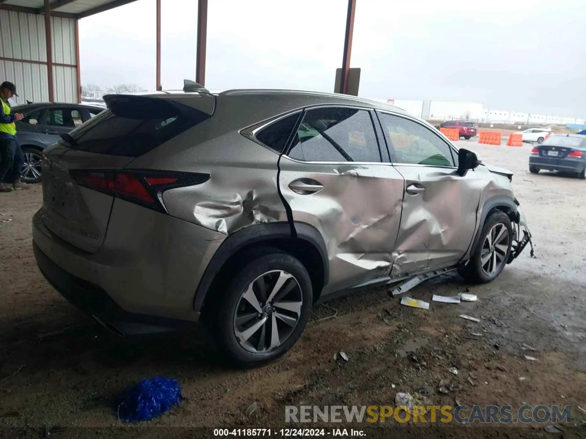 6 fotografías del automóvil dañado JTJGARBZ6L2162328 LEXUS NX 300 2020