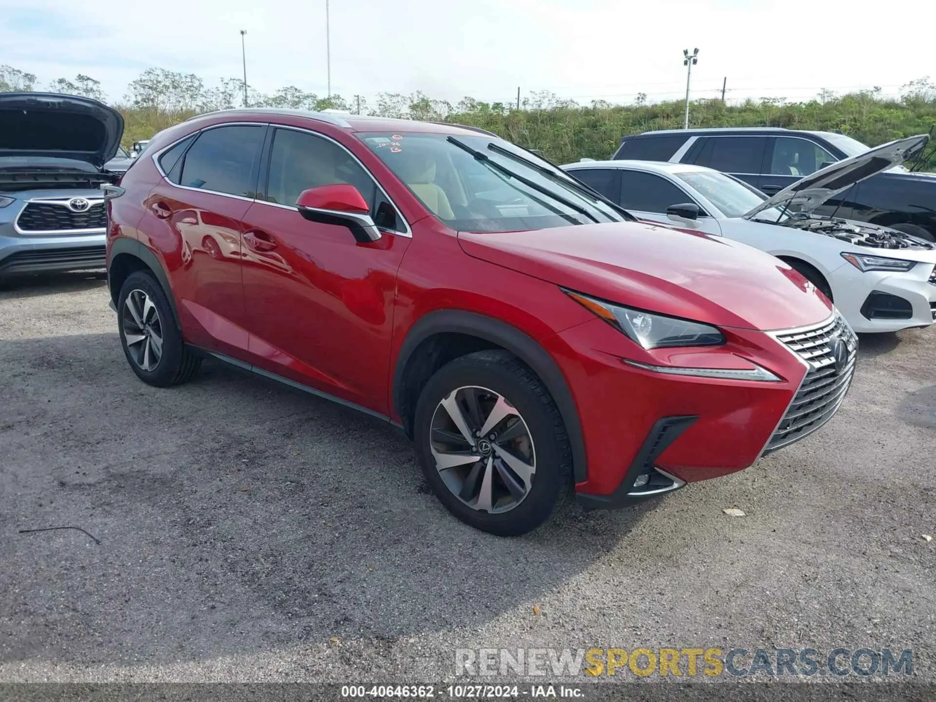 1 fotografías del automóvil dañado JTJGARBZ8L5002756 LEXUS NX 300 2020