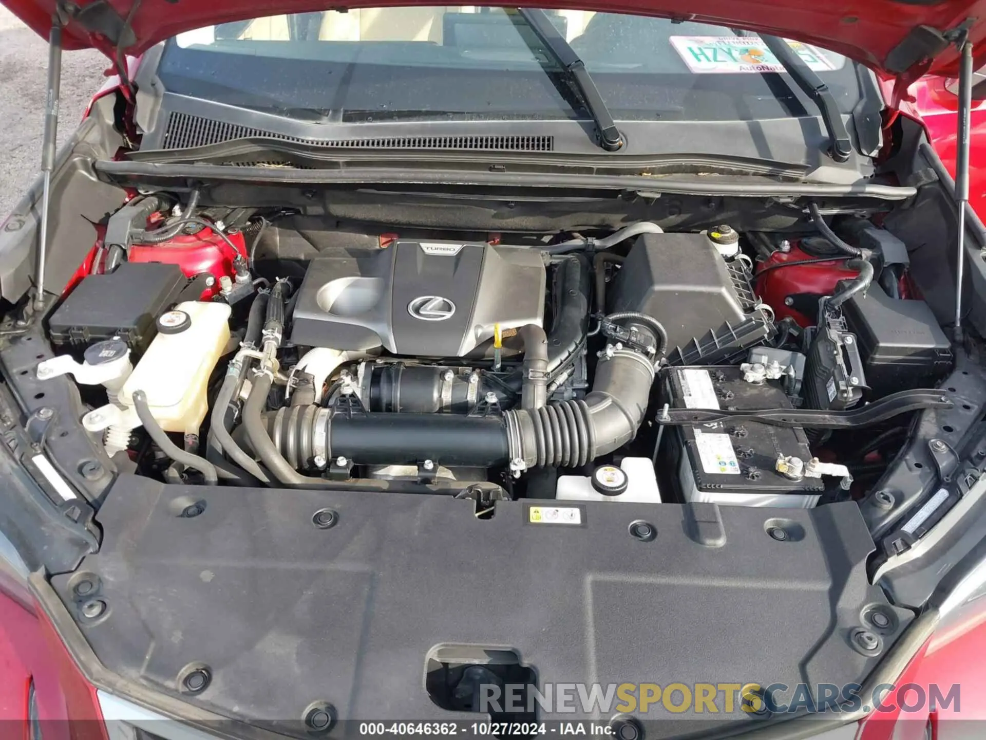 10 fotografías del automóvil dañado JTJGARBZ8L5002756 LEXUS NX 300 2020