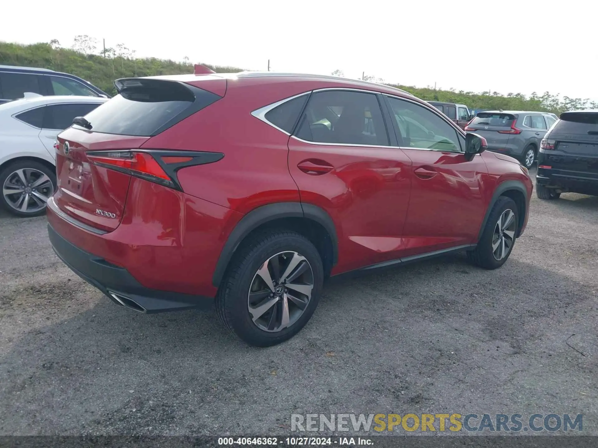 4 fotografías del automóvil dañado JTJGARBZ8L5002756 LEXUS NX 300 2020