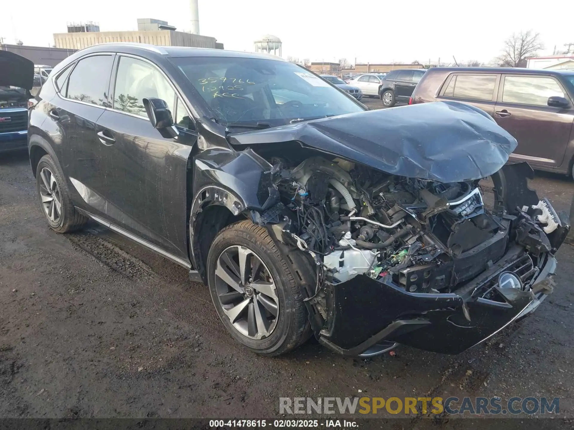 1 fotografías del automóvil dañado JTJGARDZ5L5012027 LEXUS NX 300 2020