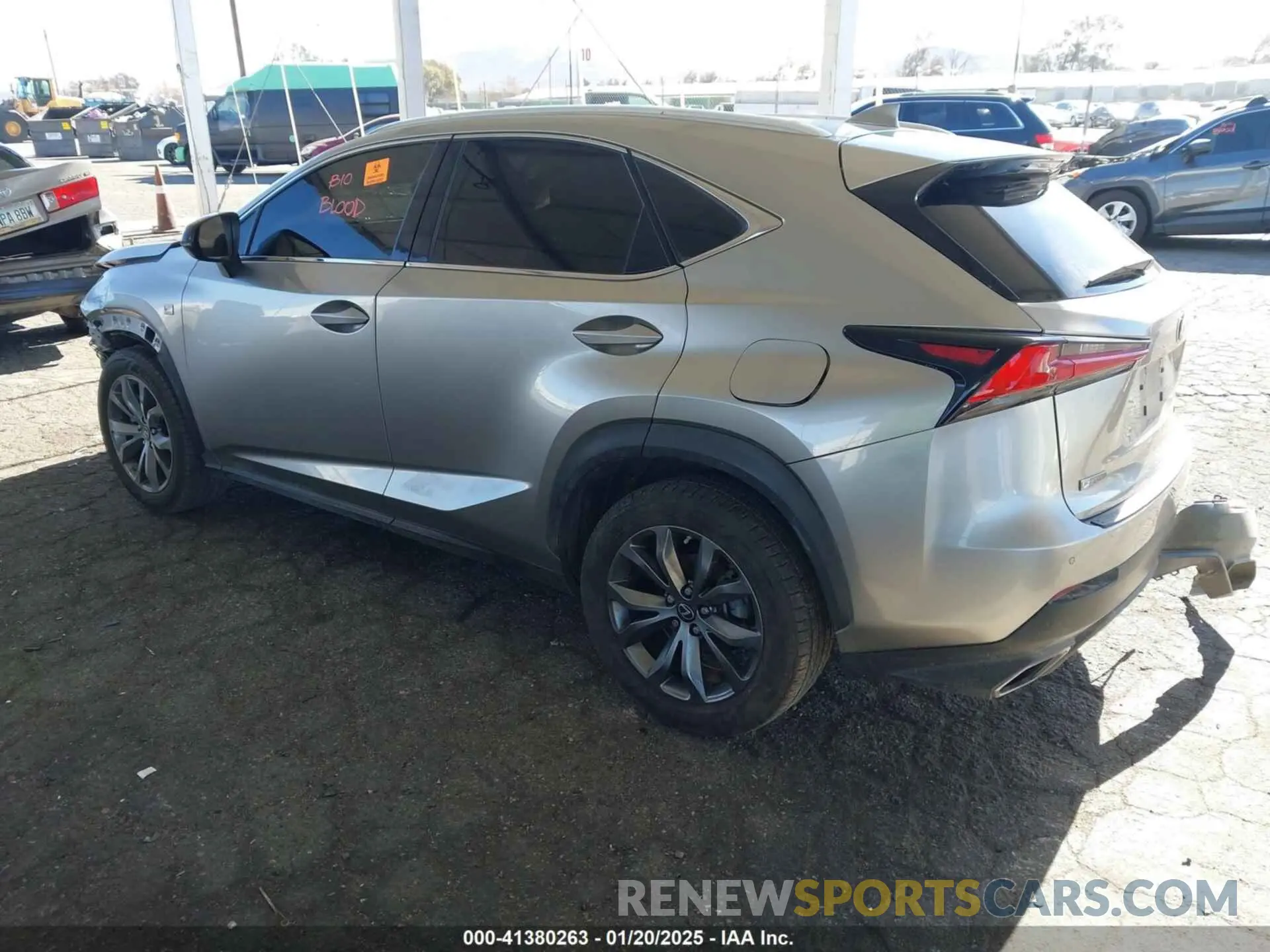 3 fotografías del automóvil dañado JTJSARBZ6L2162730 LEXUS NX 300 2020