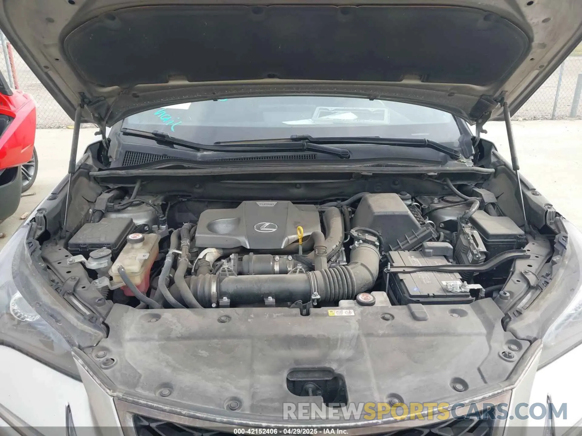 10 fotografías del automóvil dañado JTJSARBZ7L5001639 LEXUS NX 300 2020