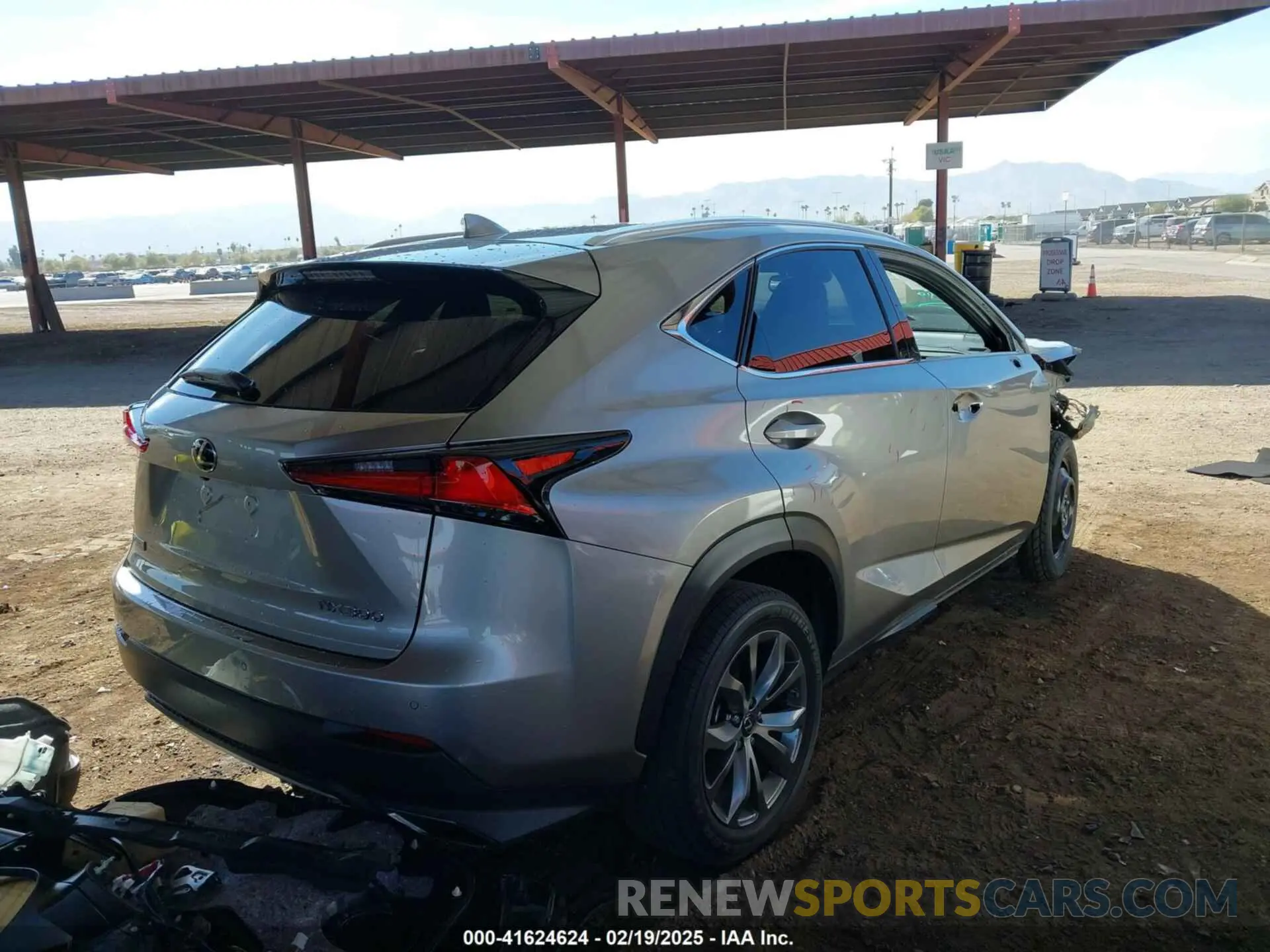 4 fotografías del automóvil dañado JTJSARBZ7L5010244 LEXUS NX 300 2020