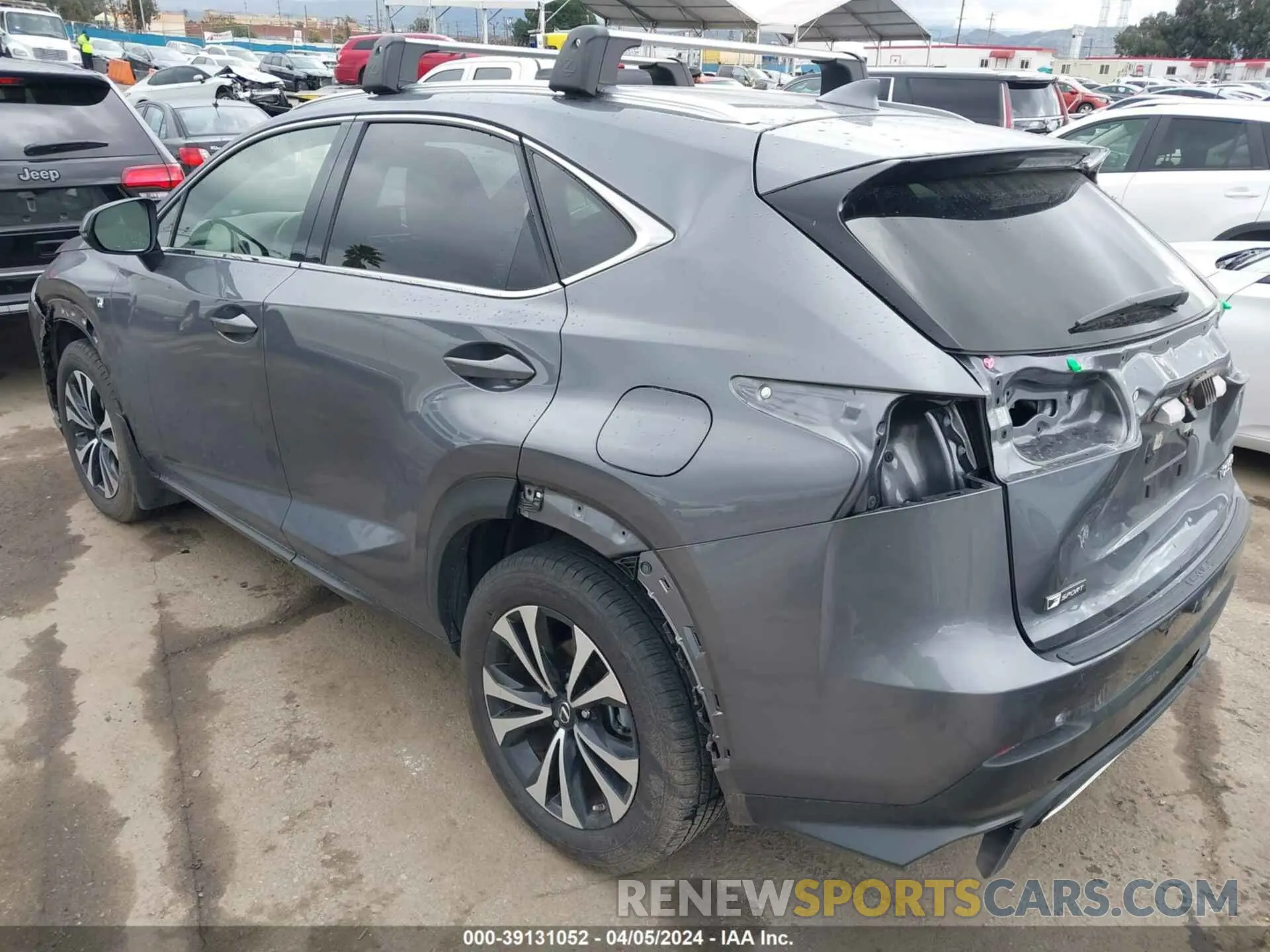 3 fotografías del automóvil dañado JTJSARDZ0L5010583 LEXUS NX 300 2020