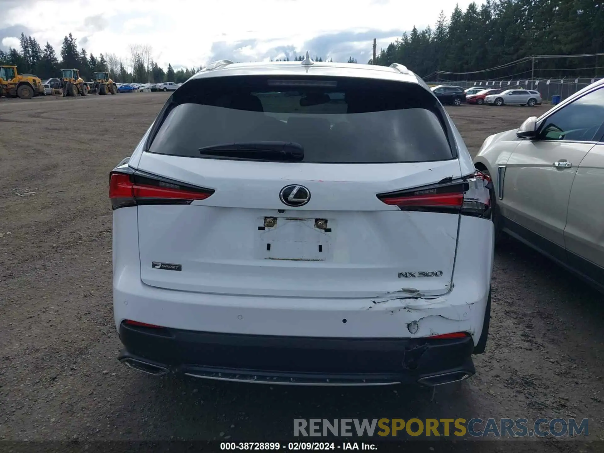 16 fotografías del automóvil dañado JTJSARDZ1L5001326 LEXUS NX 300 2020