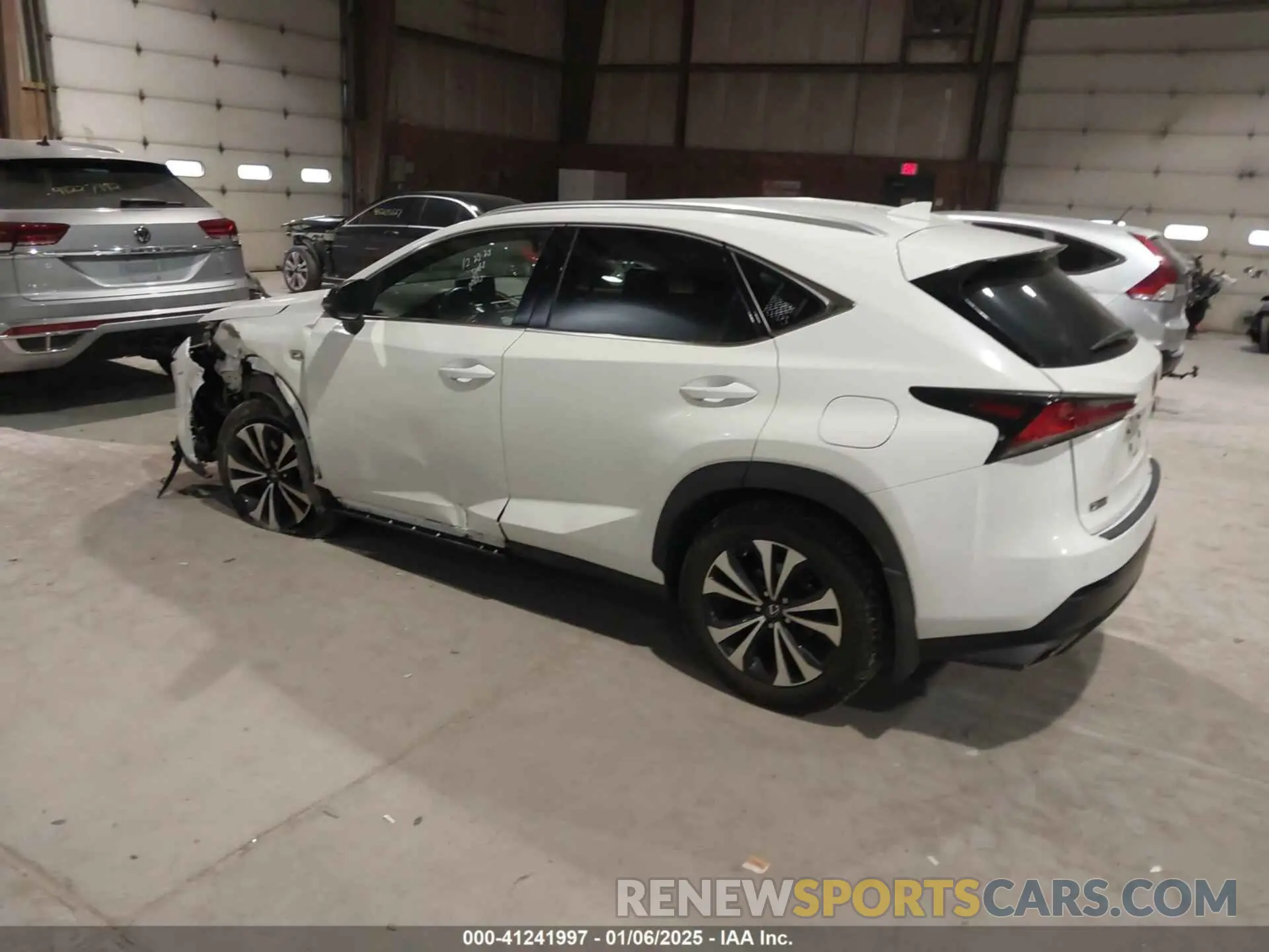 3 fotografías del automóvil dañado JTJSARDZ2L2232804 LEXUS NX 300 2020