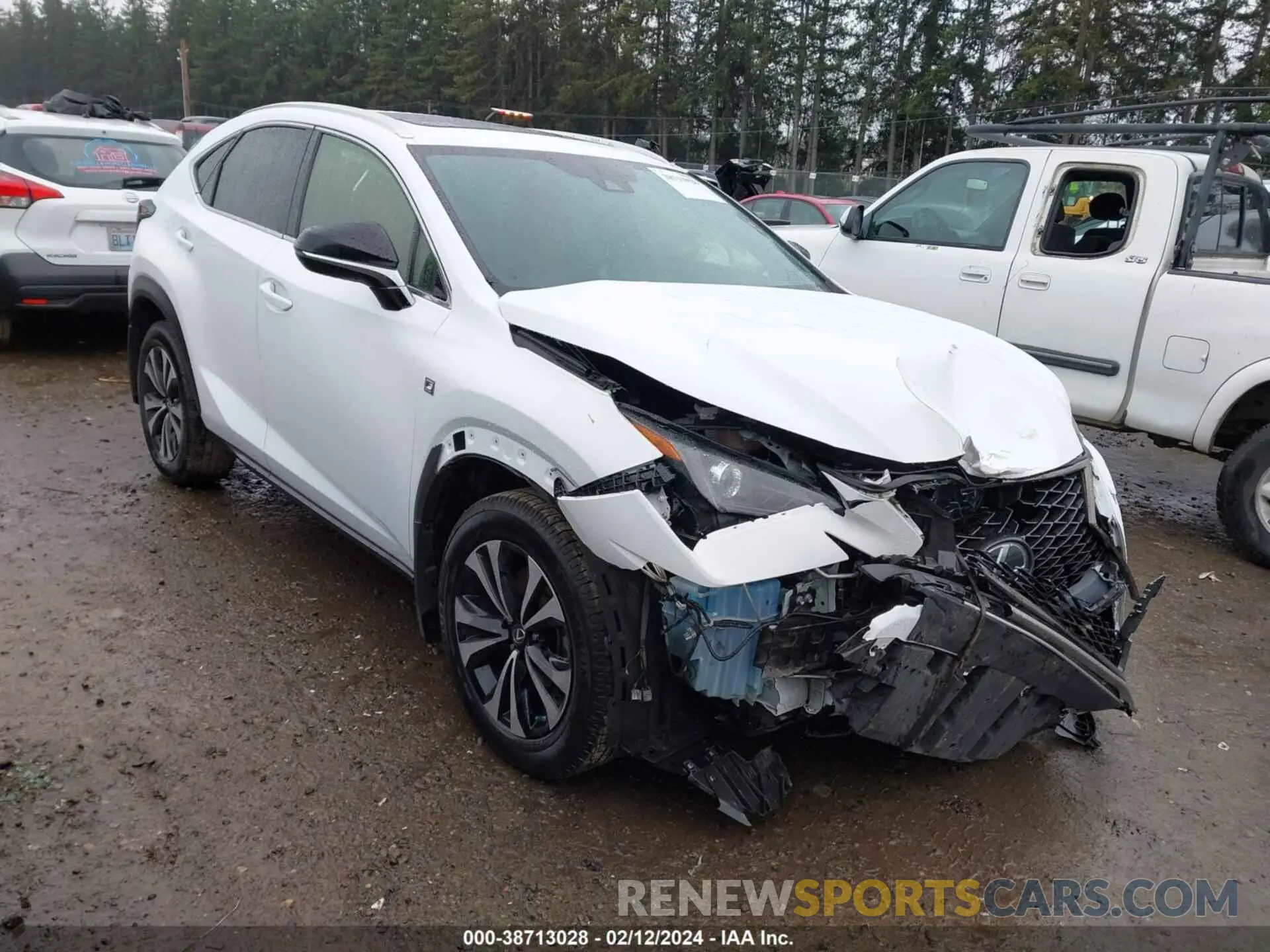 1 fotografías del automóvil dañado JTJSARDZ8L5000416 LEXUS NX 300 2020