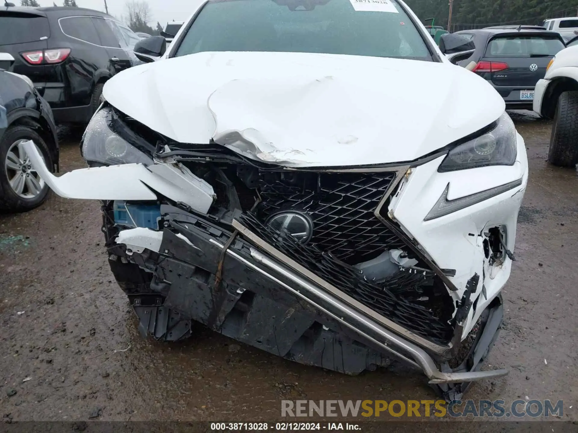 6 fotografías del automóvil dañado JTJSARDZ8L5000416 LEXUS NX 300 2020