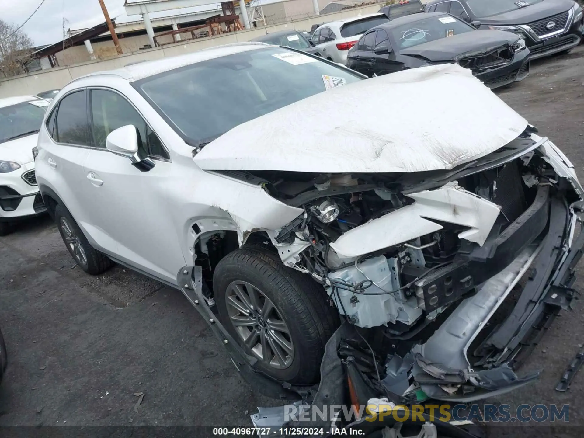 1 fotografías del automóvil dañado JTJDARBZ1M5021329 LEXUS NX 300 2021