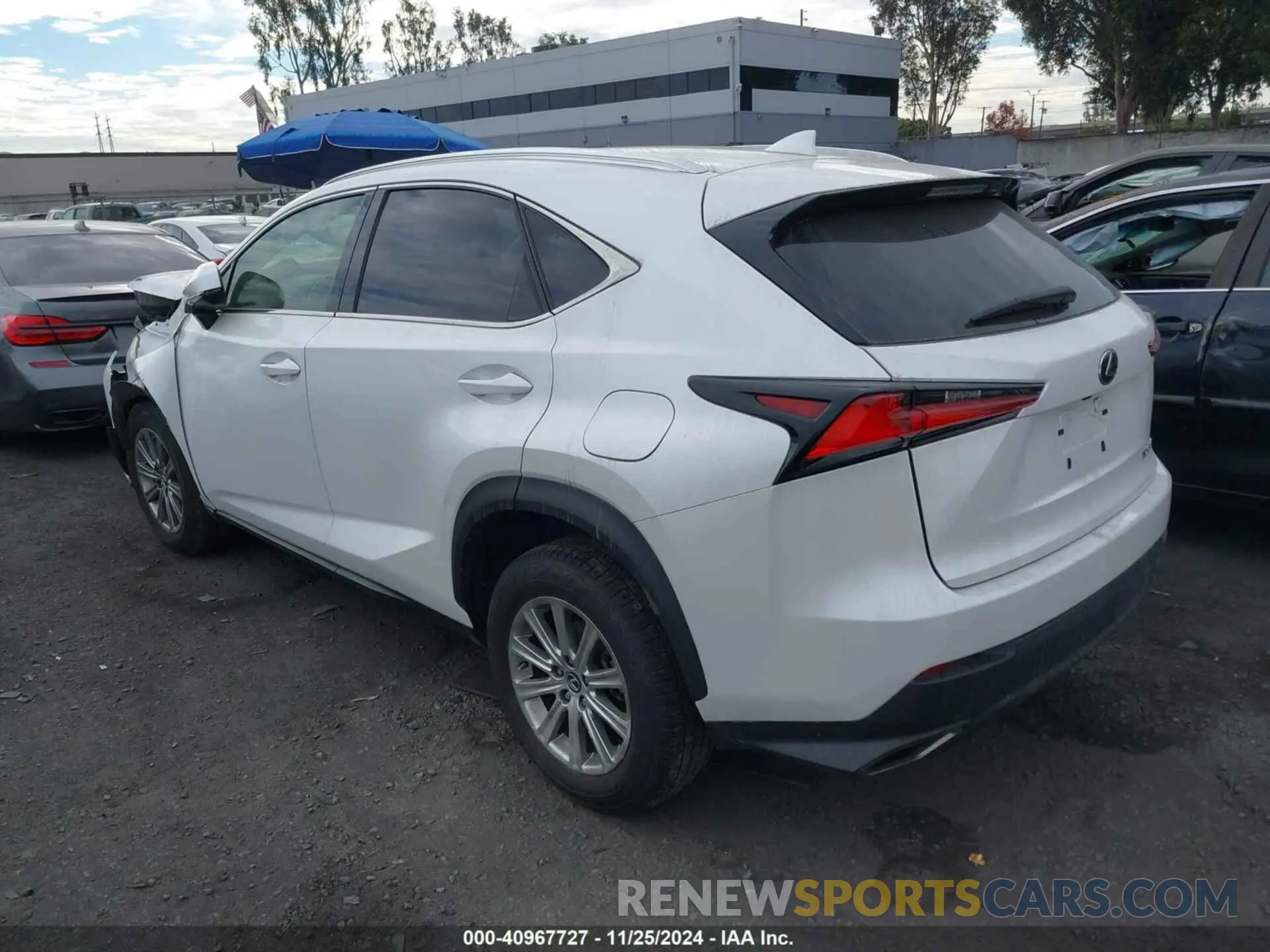 3 fotografías del automóvil dañado JTJDARBZ1M5021329 LEXUS NX 300 2021