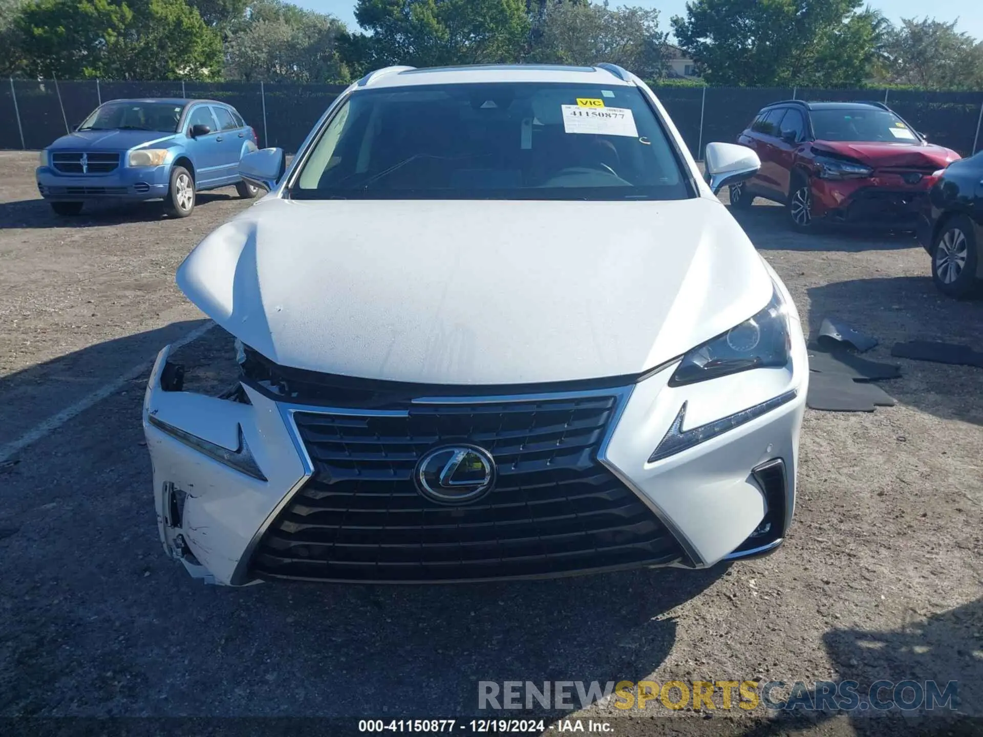 12 fotografías del automóvil dañado JTJDARBZ4M5034091 LEXUS NX 300 2021